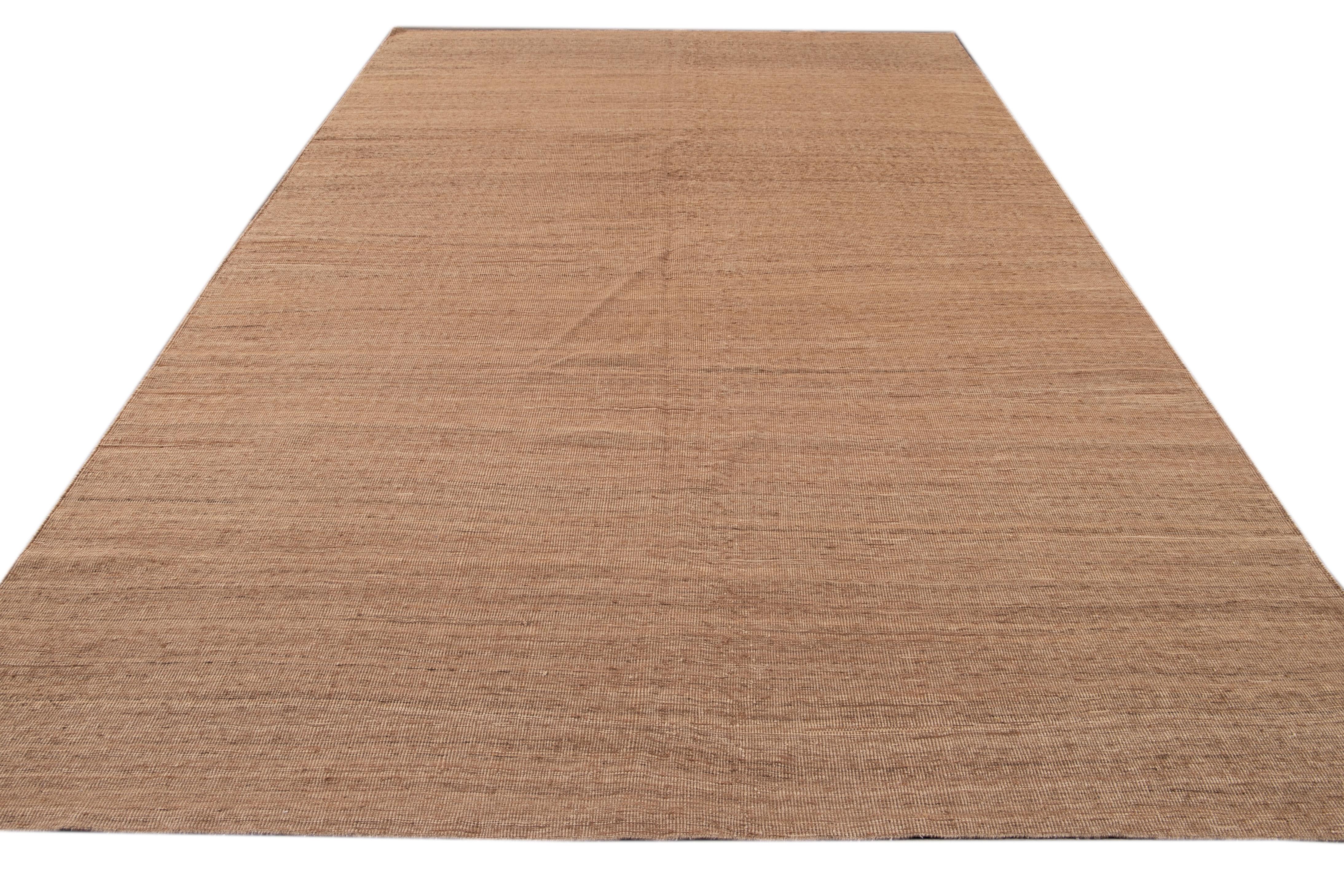 21st Century Contemporary Kilim Wool Rug For Sale 9