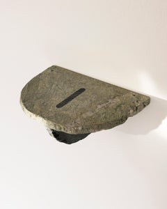 Mensola in marmo contemporanea del XXI secolo realizzata a mano in Italia da Ilaria Bianchi