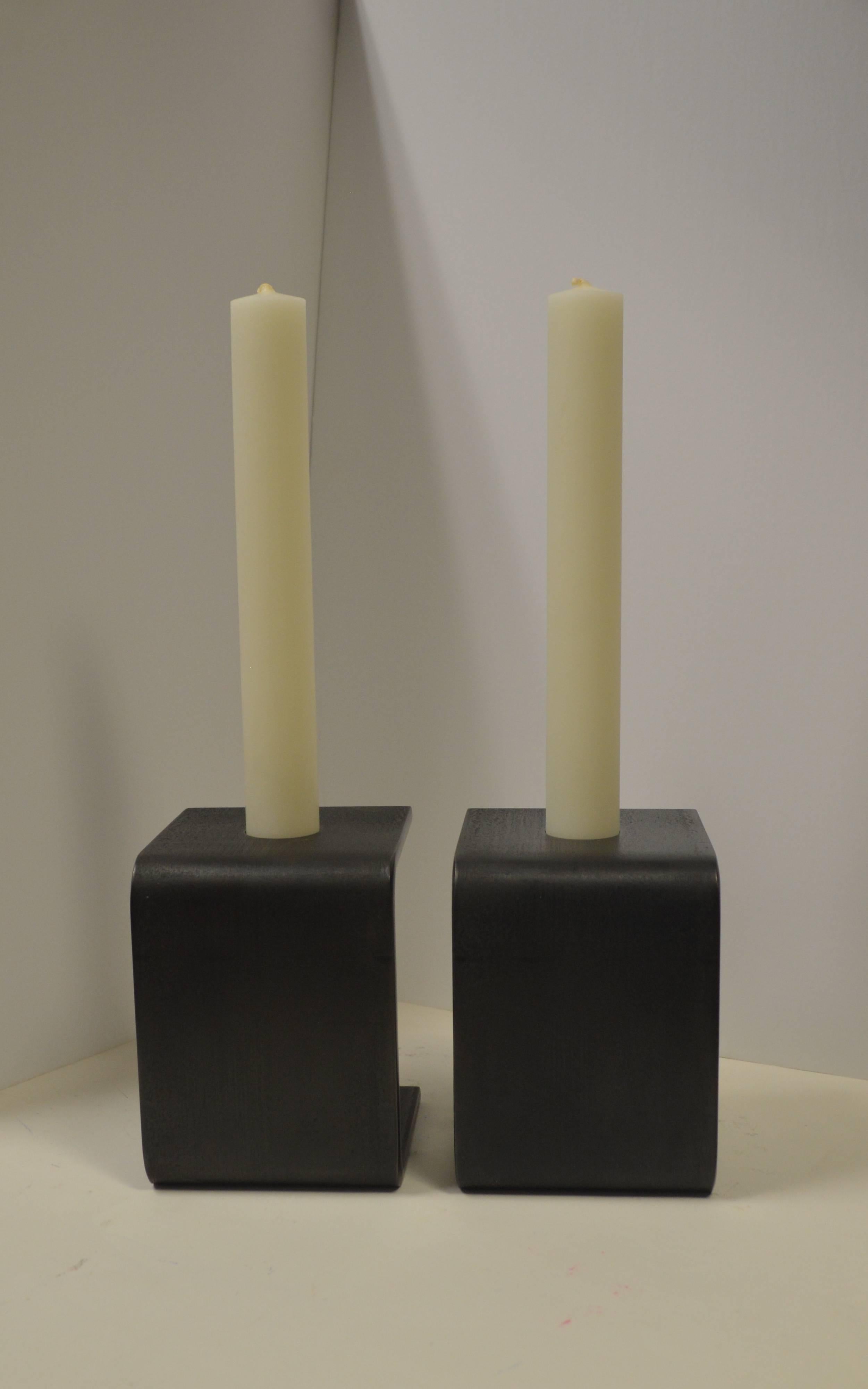 21st Century Contemporary Minimalist Steel Candleholder by Scott Gordon For Sale 5