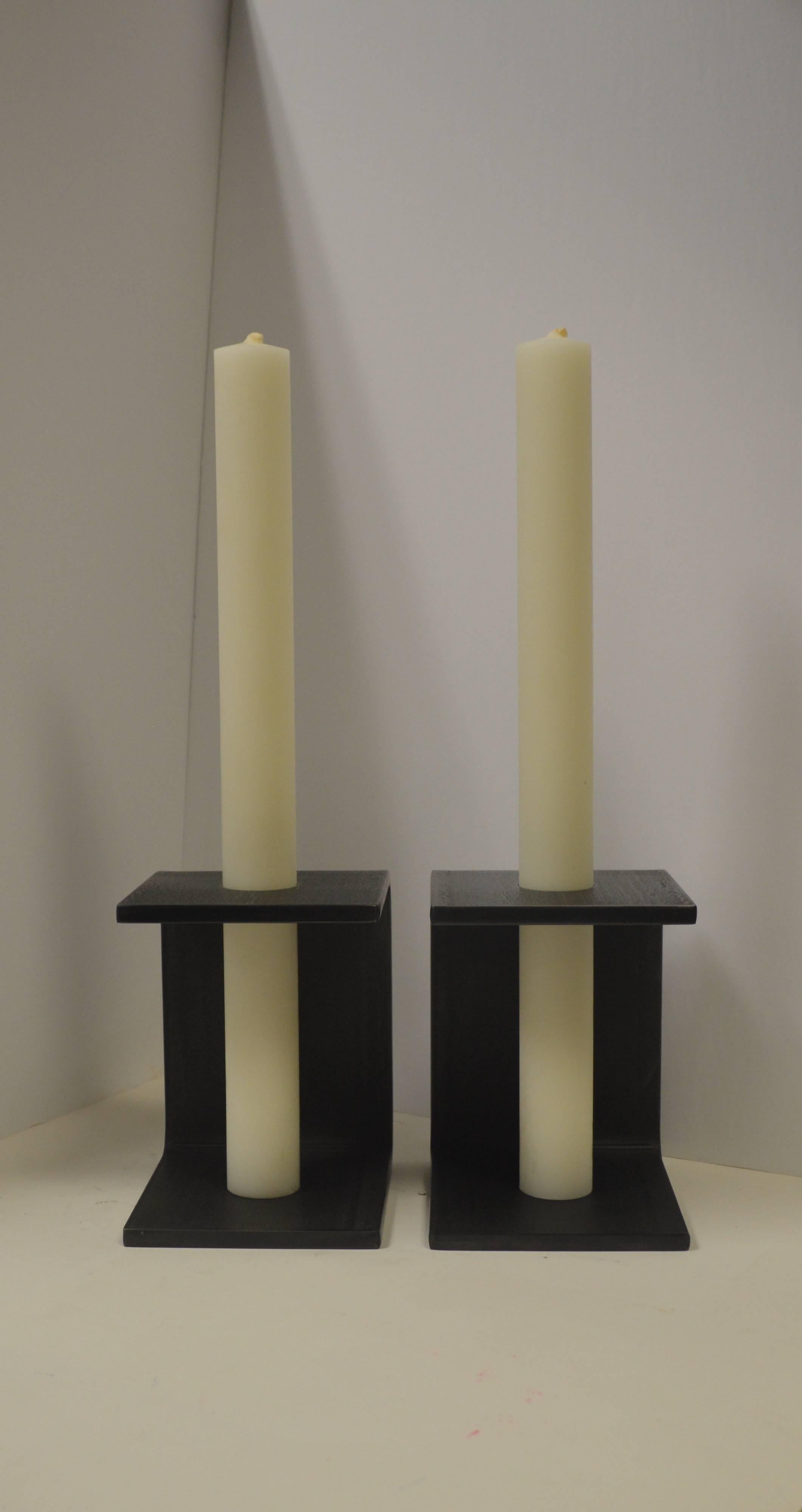 21st Century Contemporary Minimalist Steel Candleholder by Scott Gordon For Sale 3
