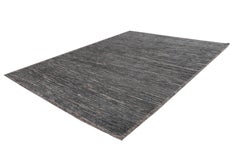 21st Century Contemporary Textured High Low Wool Rug