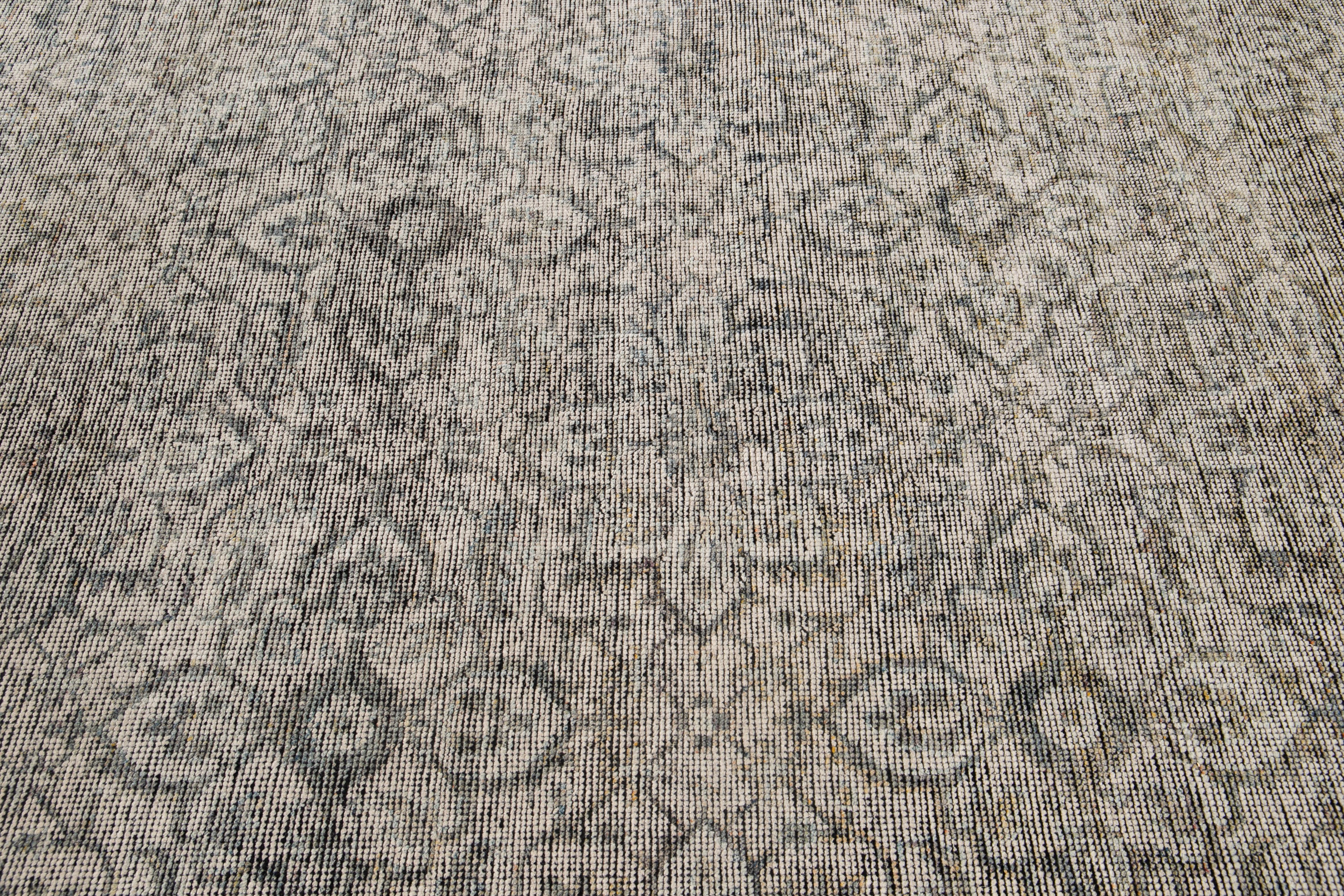 21st Century Contemporary Soumak Style Wool Rug In New Condition For Sale In Norwalk, CT