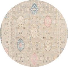 21st Century Contemporary Modern Oushak Style Wool Rug