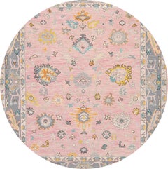 21st Century Contemporary Modern Oushak Style Wool Rug