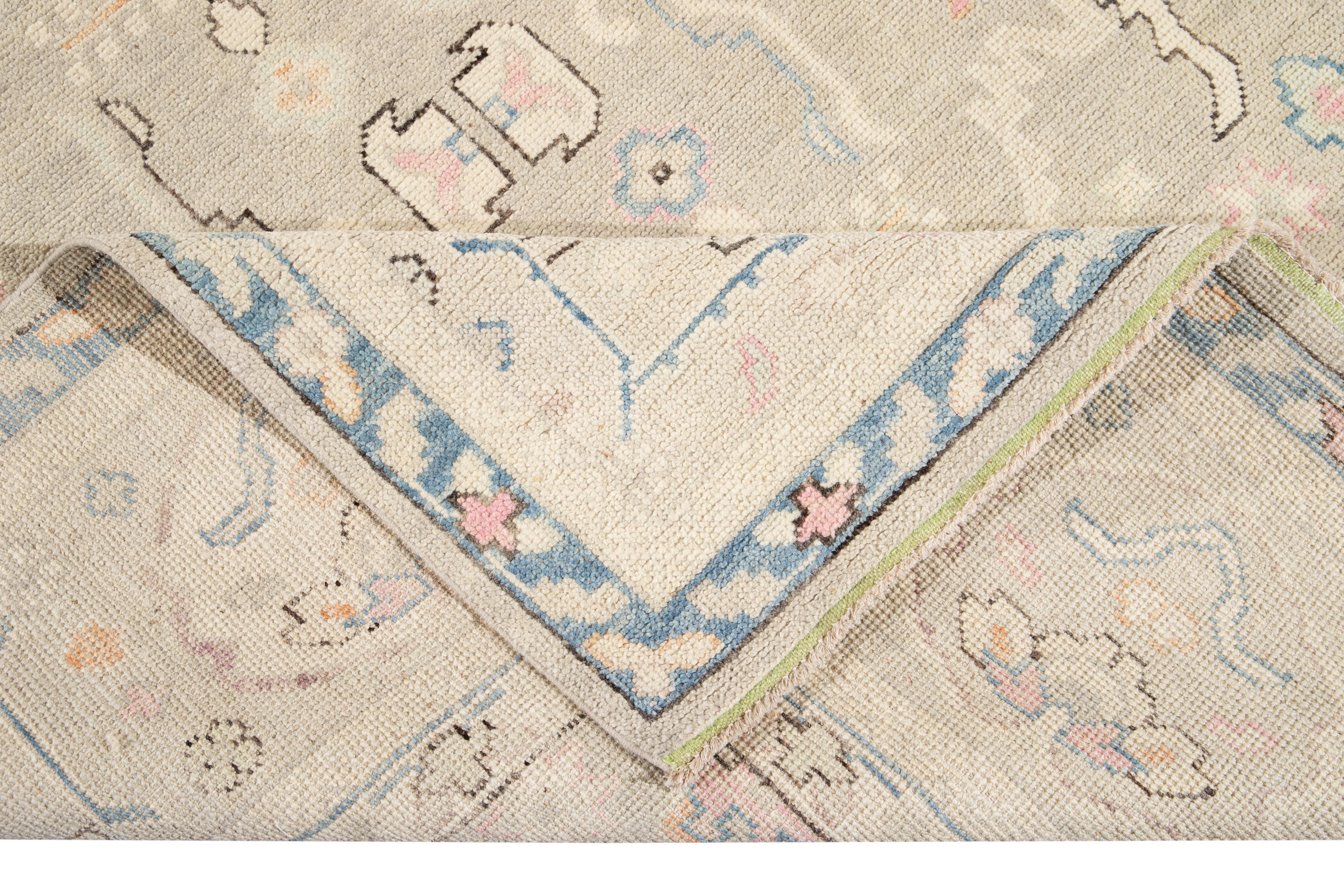 modern oushak rug