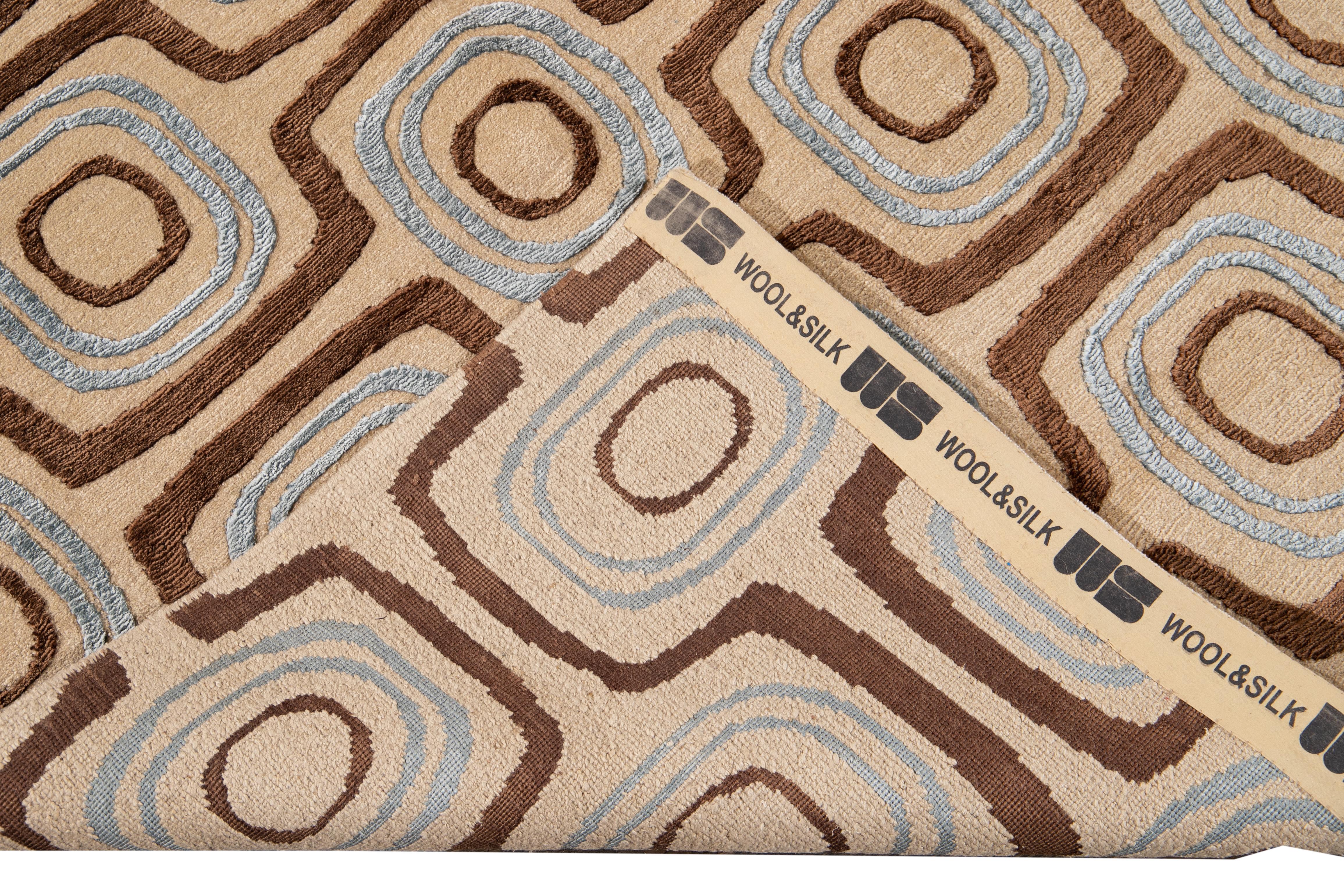 Tibétain tapis tibétain moderne du 21e siècle en vente