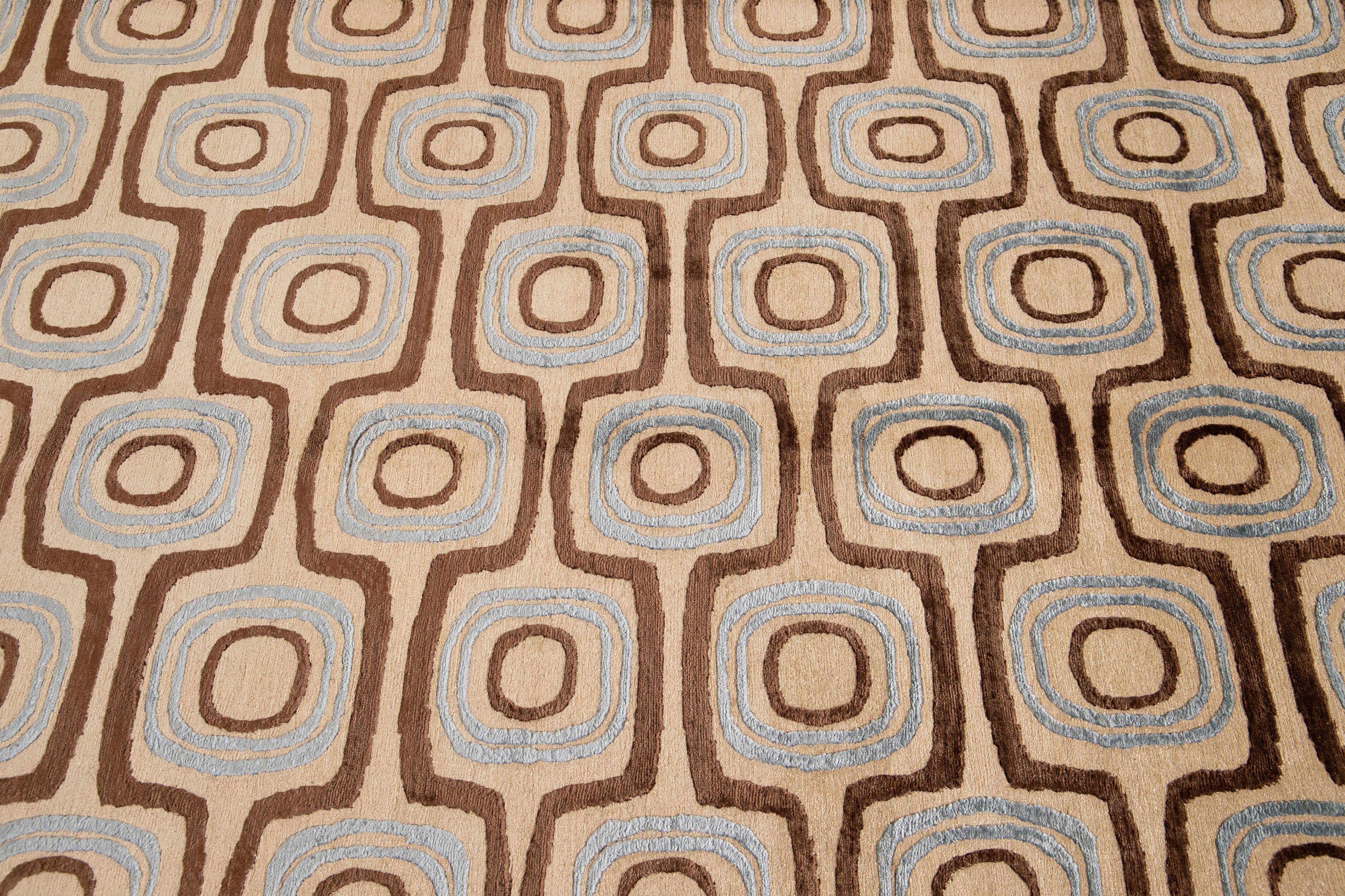 tapis tibétain moderne du 21e siècle en vente 1