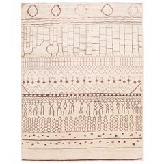 21st Century Contemporary Moroccan Style Wool Rug