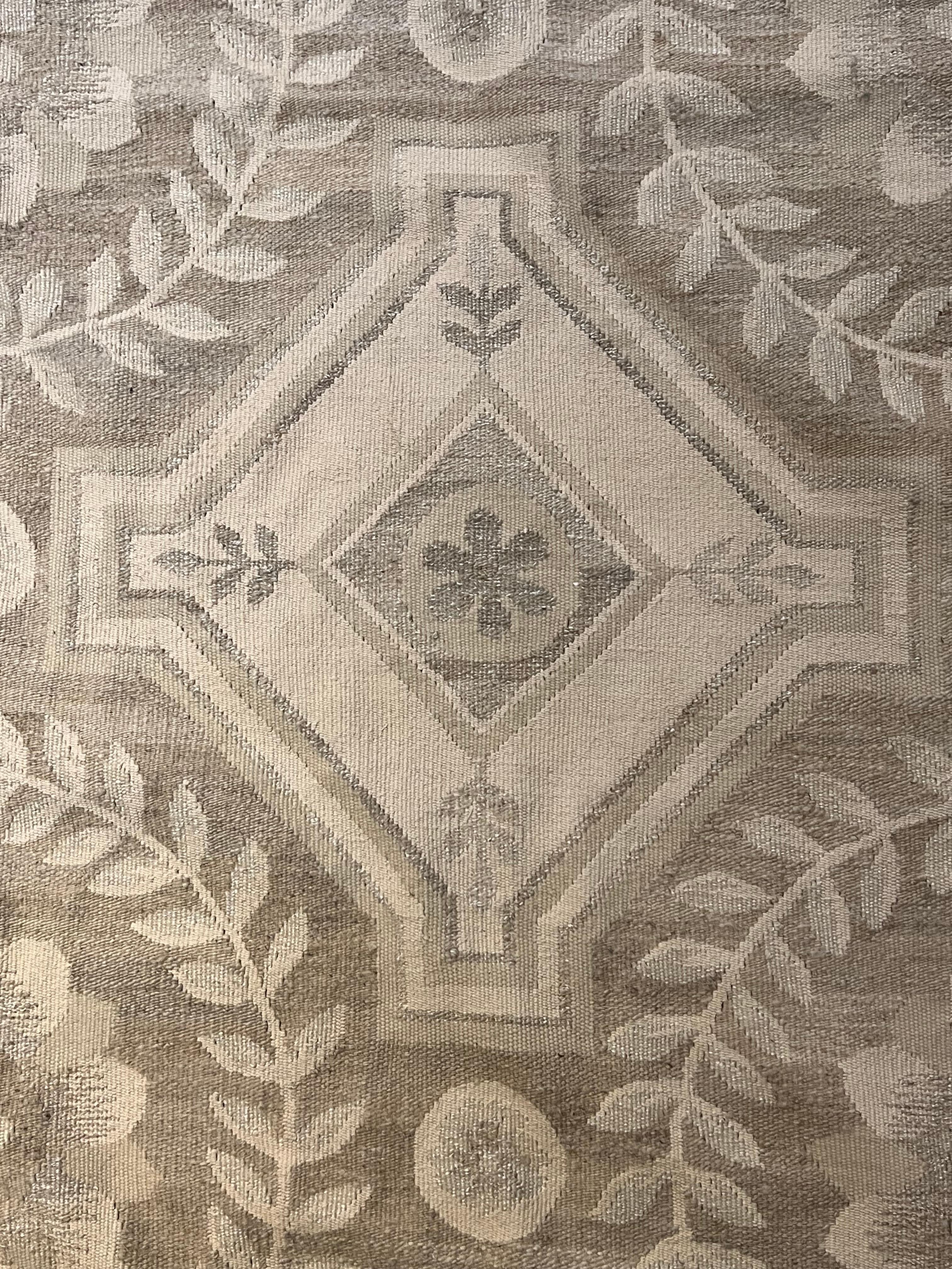 21st Century Contemporary Production Aubusson Natural Shades of Colours, 2021 1