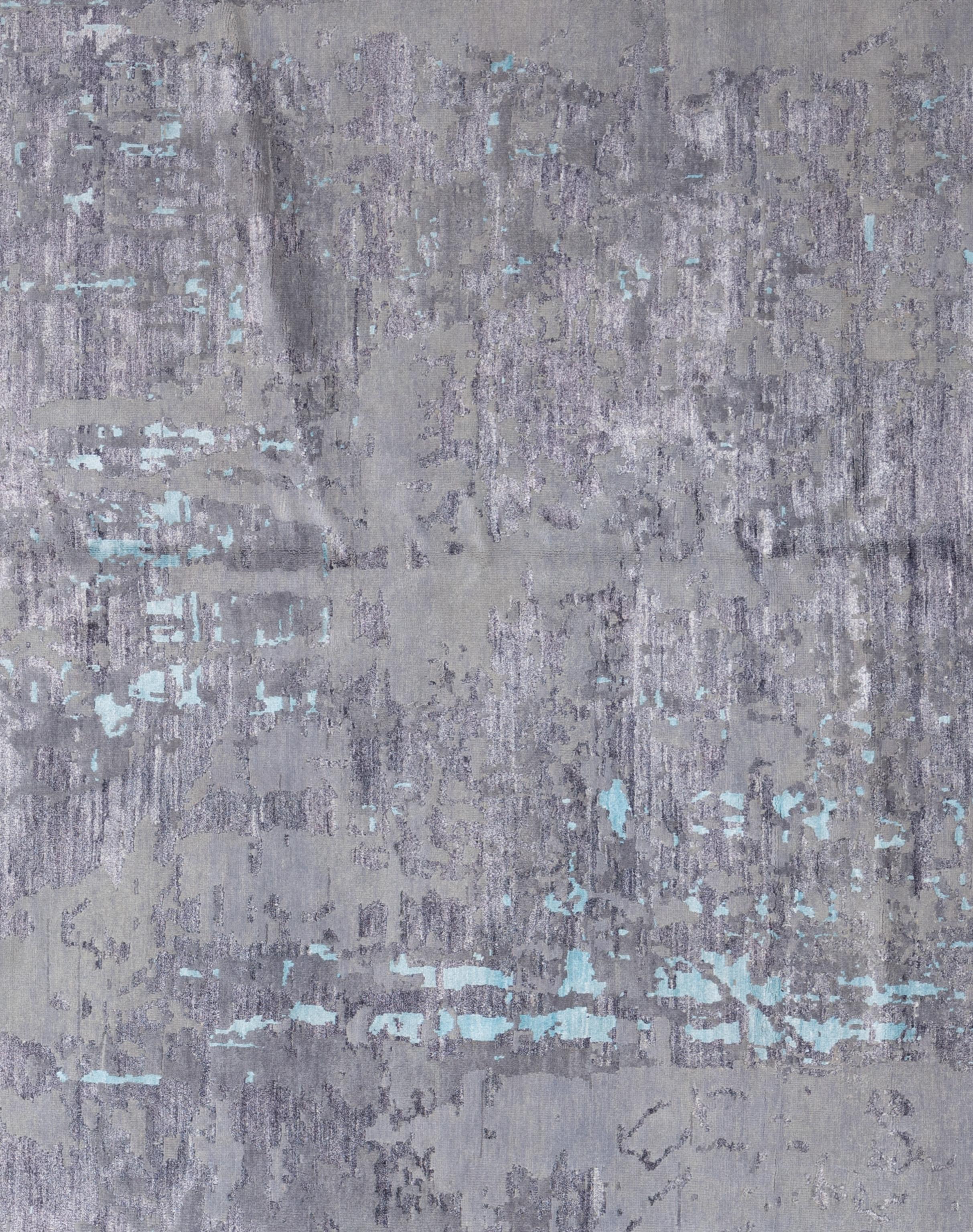 Rehaussez votre espace de vie avec l'allure intemporelle de notre tapis Contemporary fabriqué à la main, directement par les artisans de l'Inde. Chaque tapis témoigne de siècles de tradition et de savoir-faire, méticuleusement tissé avec des motifs