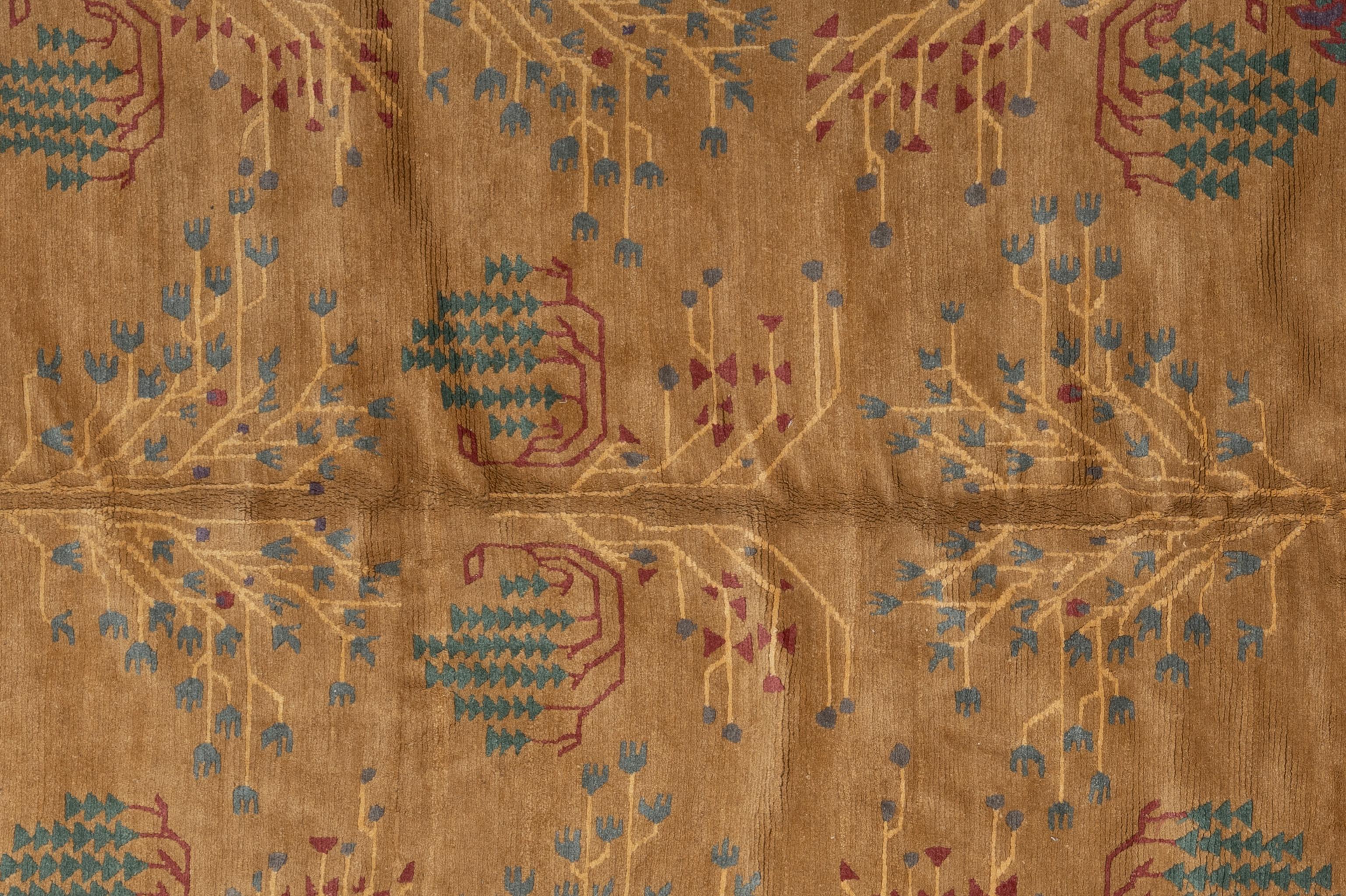 Verschönern Sie Ihr Zuhause mit diesem luxuriösen AM Contemporary Wollteppich, der in sorgfältiger Handarbeit in Indien hergestellt wird. Dieses exquisite Stück ist ein visuell fesselnder Blickfang für jeden Raum. Der von geschickten