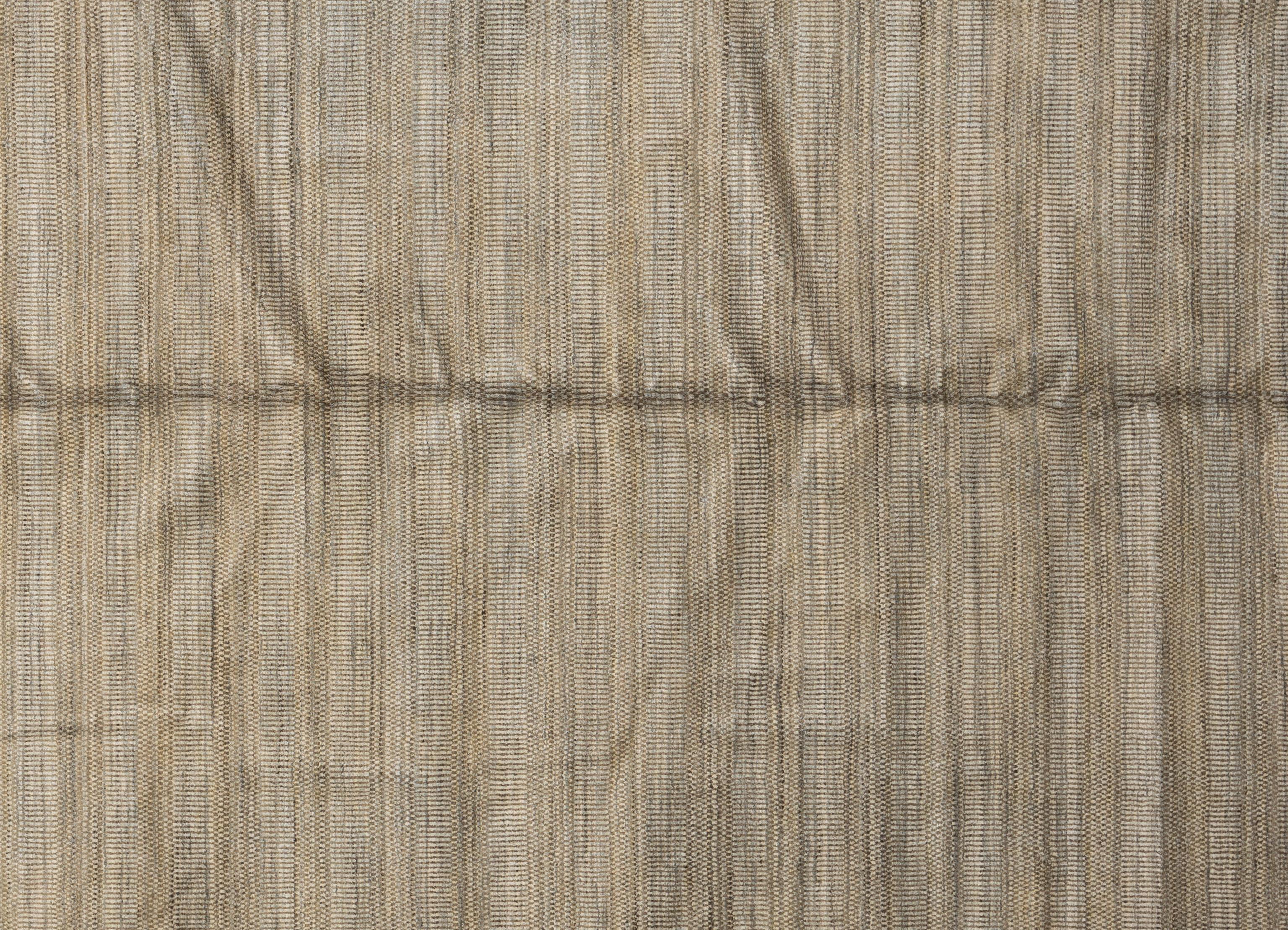 Valorizza la tua casa con questo lussuoso tappeto contemporaneo in lana, meticolosamente realizzato a mano in India. Questo pezzo squisito crea un centrotavola visivamente accattivante per qualsiasi stanza. Realizzato da abili artigiani, il tappeto