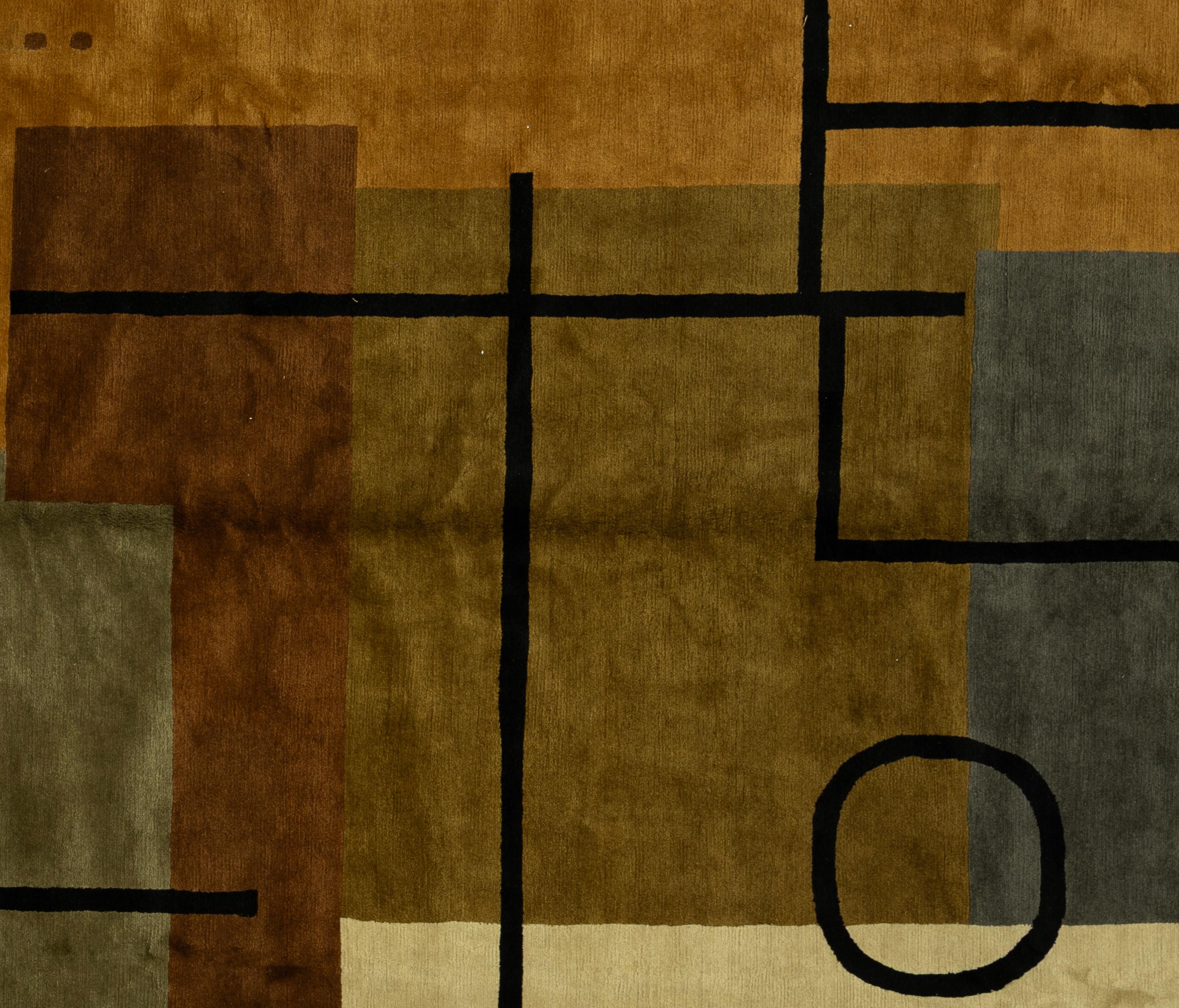 Rehaussez votre espace de vie avec l'allure intemporelle de notre tapis Contemporary fabriqué à la main, directement par les artisans du Népal. Fabriqués à partir de la laine la plus fine, nos tapis offrent non seulement une douceur luxueuse, mais