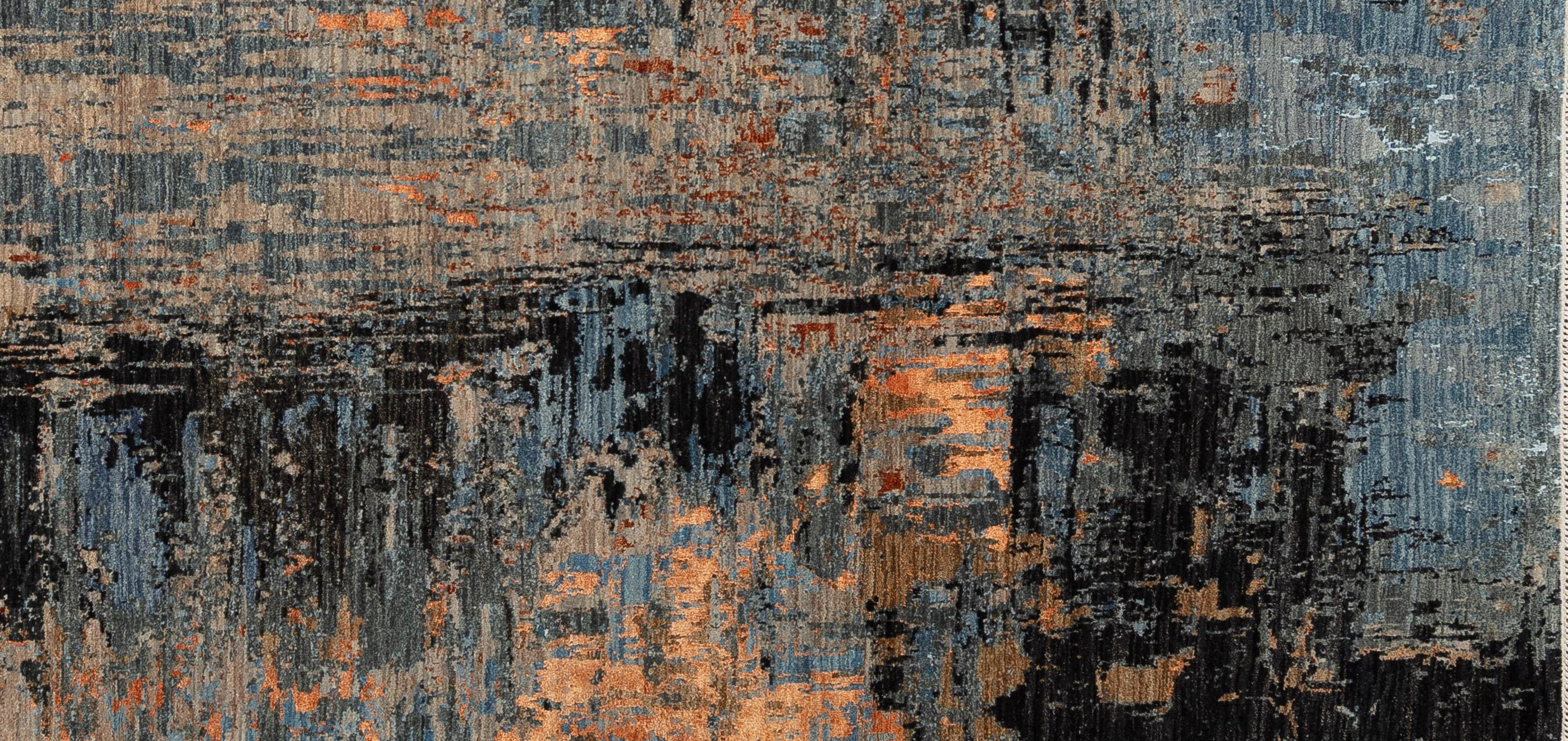 Verschönern Sie Ihren Wohnraum mit dem zeitlosen Charme unseres handgefertigten AM Contemporary-Teppichs, der direkt von den Kunsthandwerkern in Indien stammt. Unsere Teppiche aus feinster Wolle strahlen nicht nur eine luxuriöse Weichheit aus,