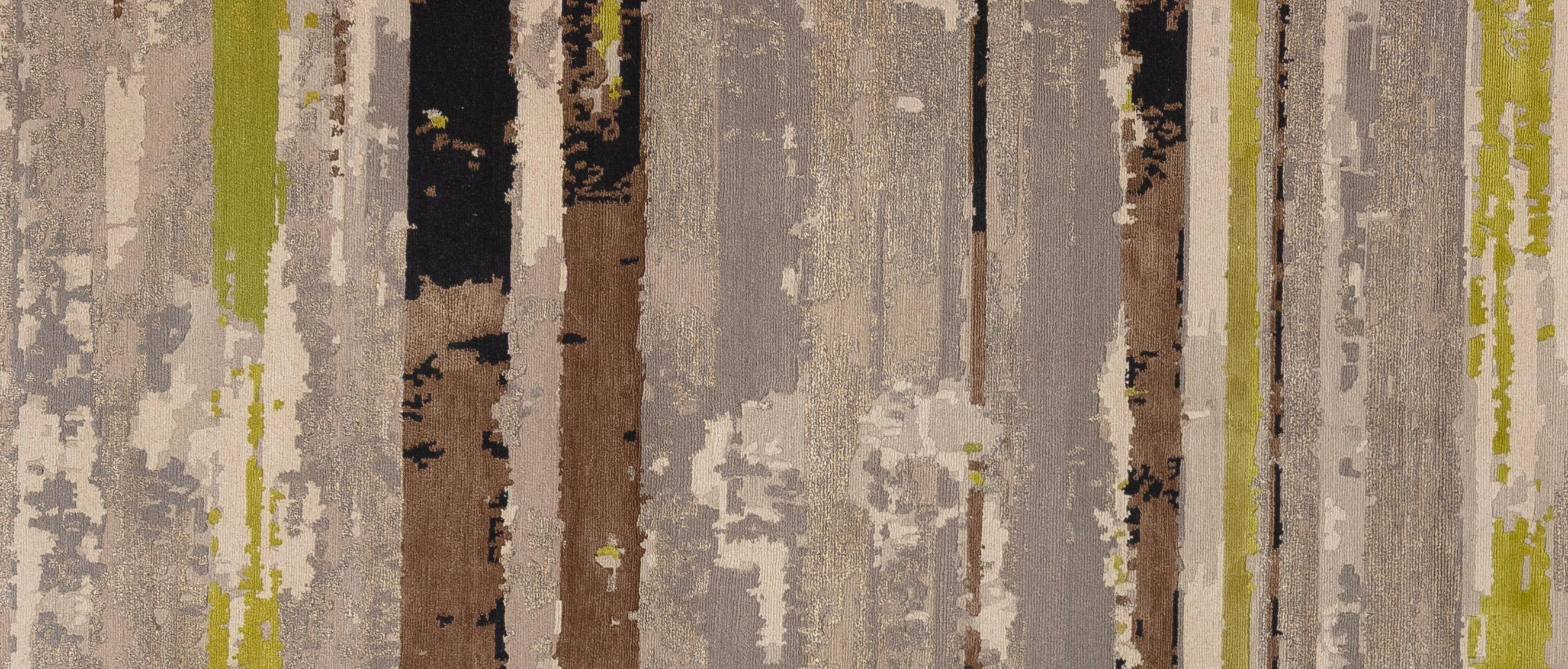 Verschönern Sie Ihren Wohnraum mit dem zeitlosen Charme unseres handgefertigten AM Contemporary Teppichs. Unsere Teppiche aus feinster Wolle strahlen nicht nur eine luxuriöse Weichheit aus, sondern sind auch unvergleichlich langlebig, so dass sie