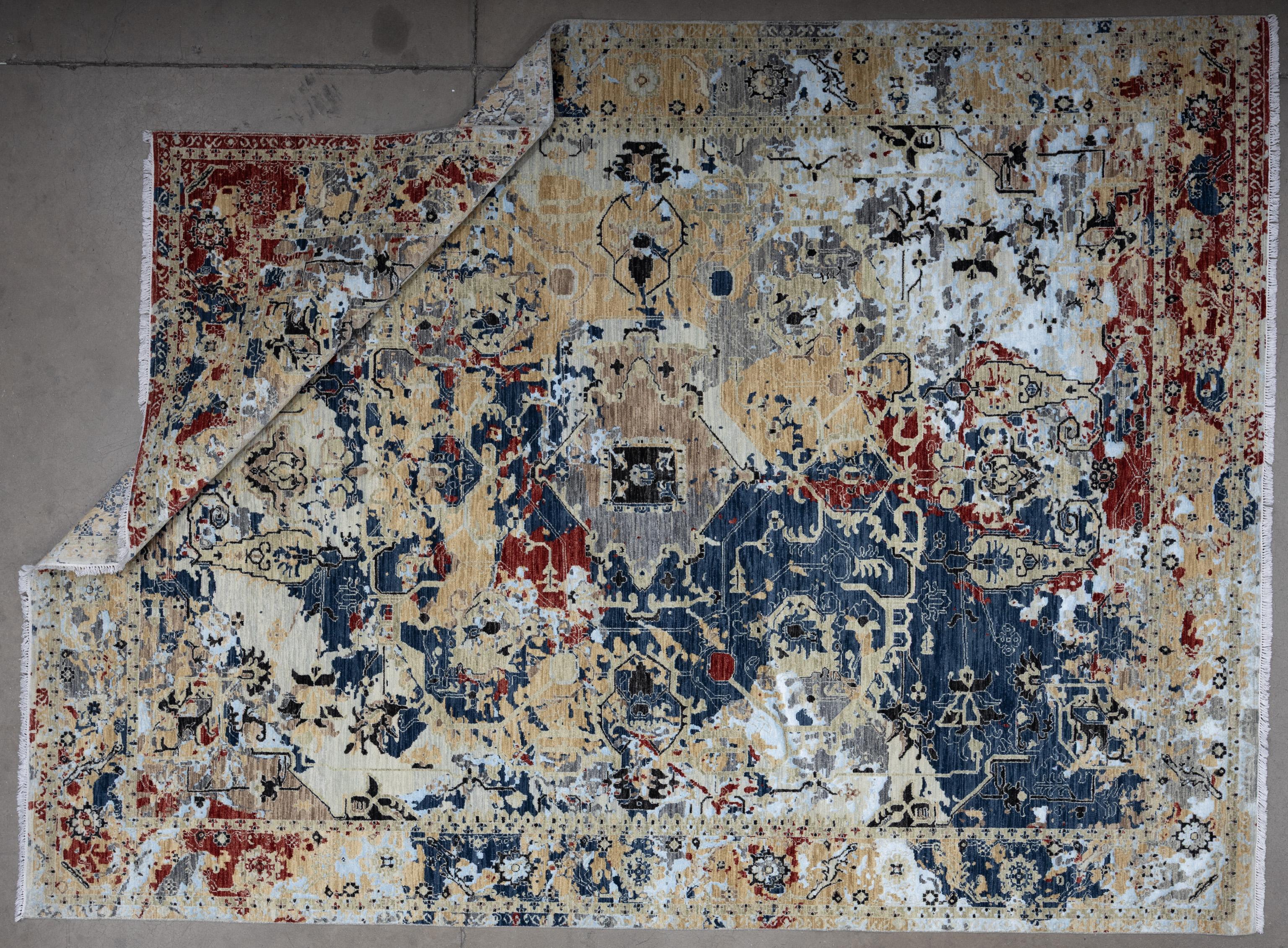 Indian 21st Century Contemporary Rug For Sale