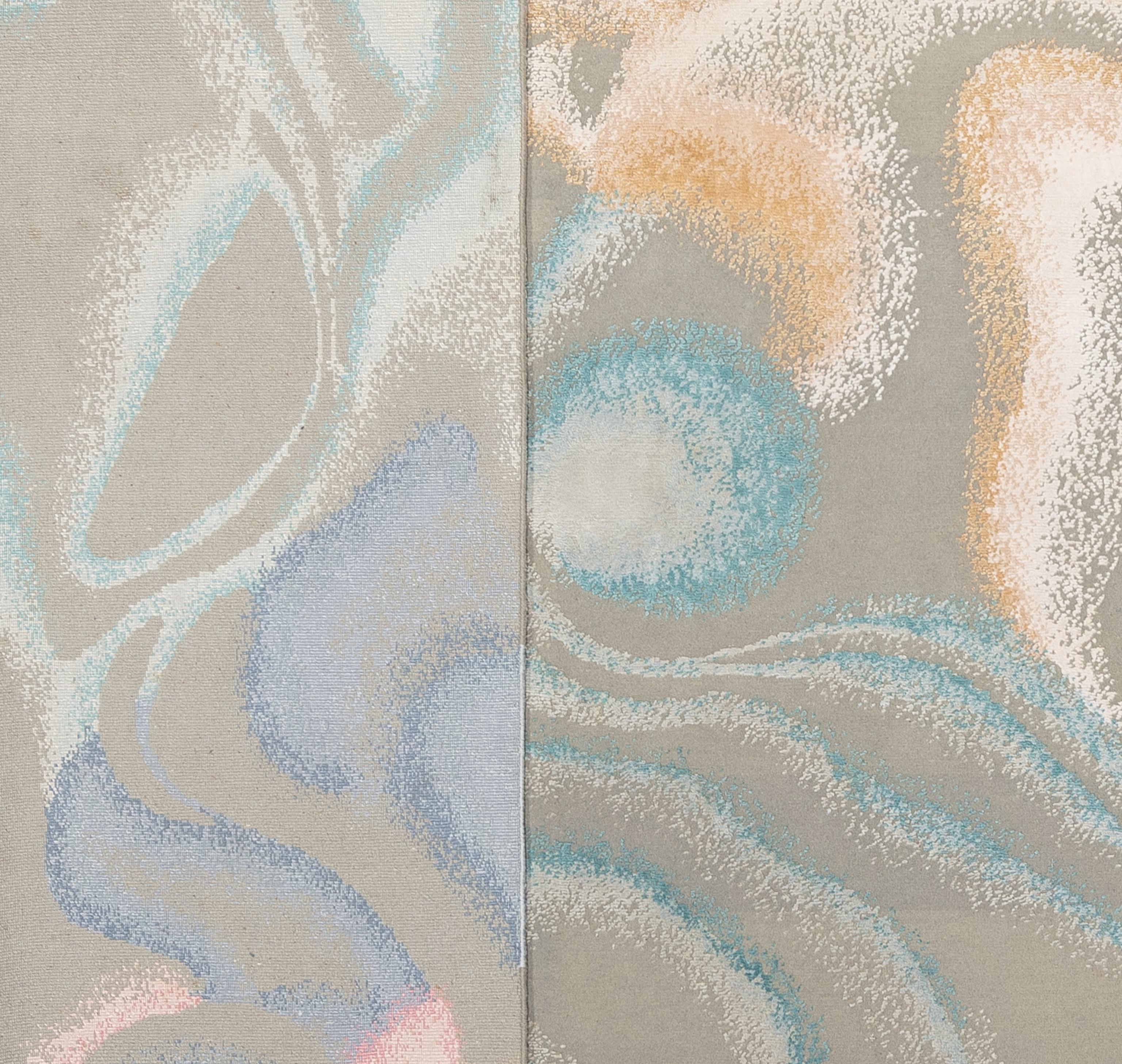 Hand-Woven 21st Century Contemporary Rug For Sale