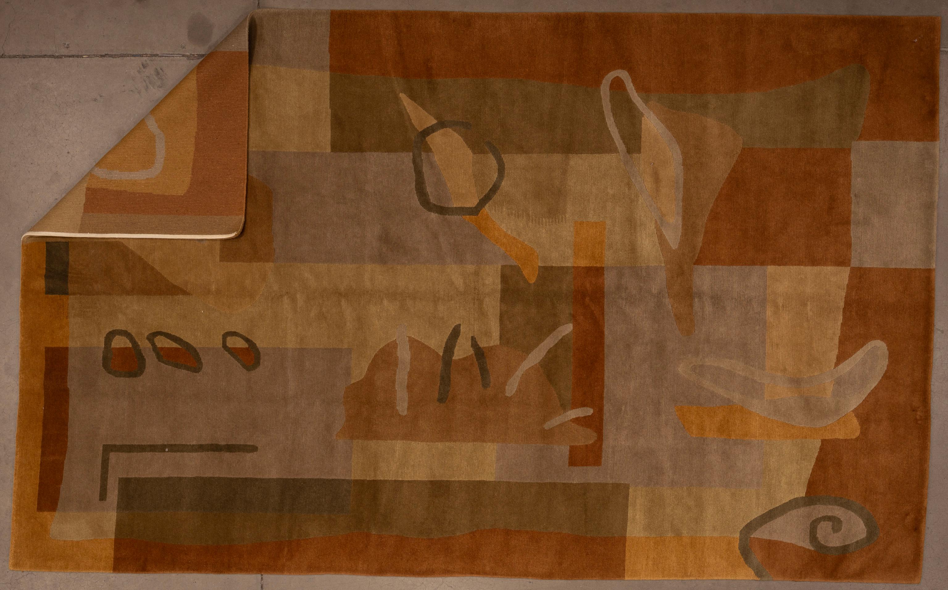 Hand-Woven 21st Century Contemporary  Rug For Sale