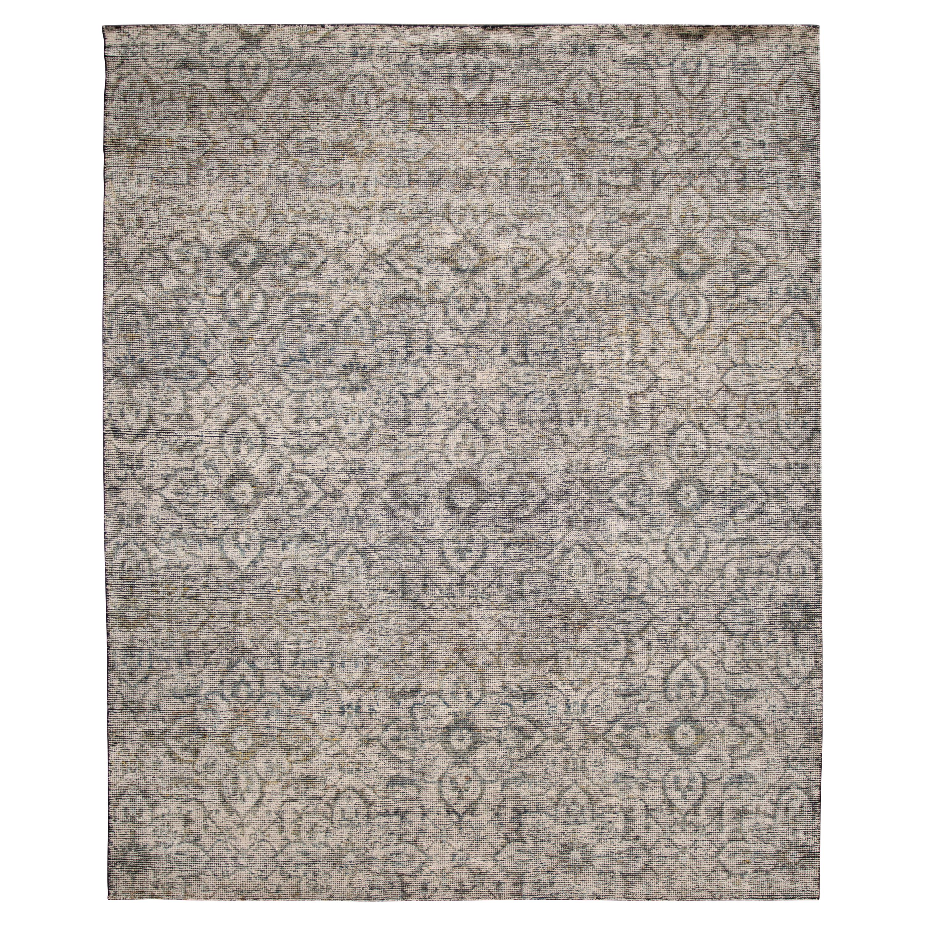 21st Century Contemporary Soumak Style Wool Rug For Sale