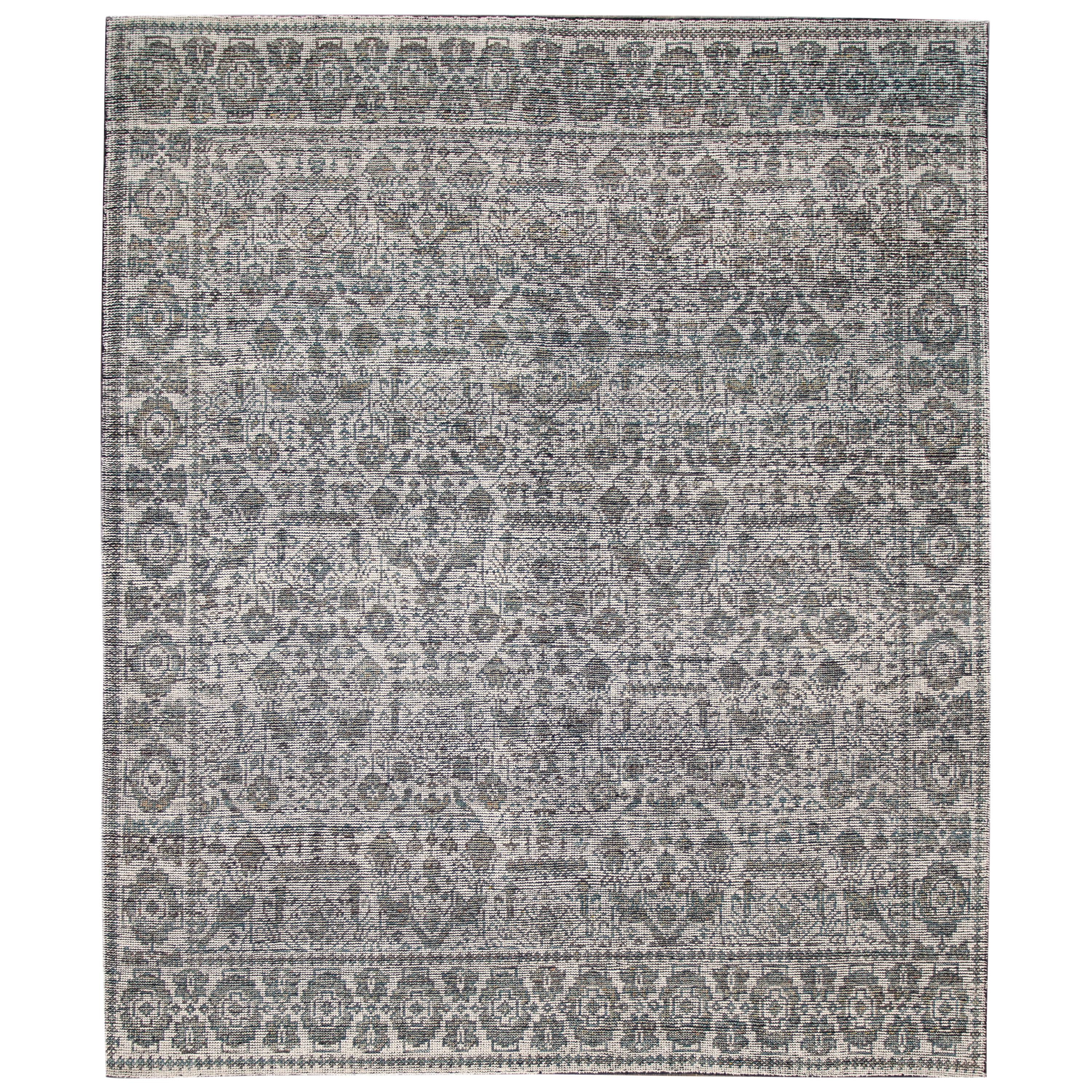 21st Century Contemporary Soumak Style Wool Rug For Sale