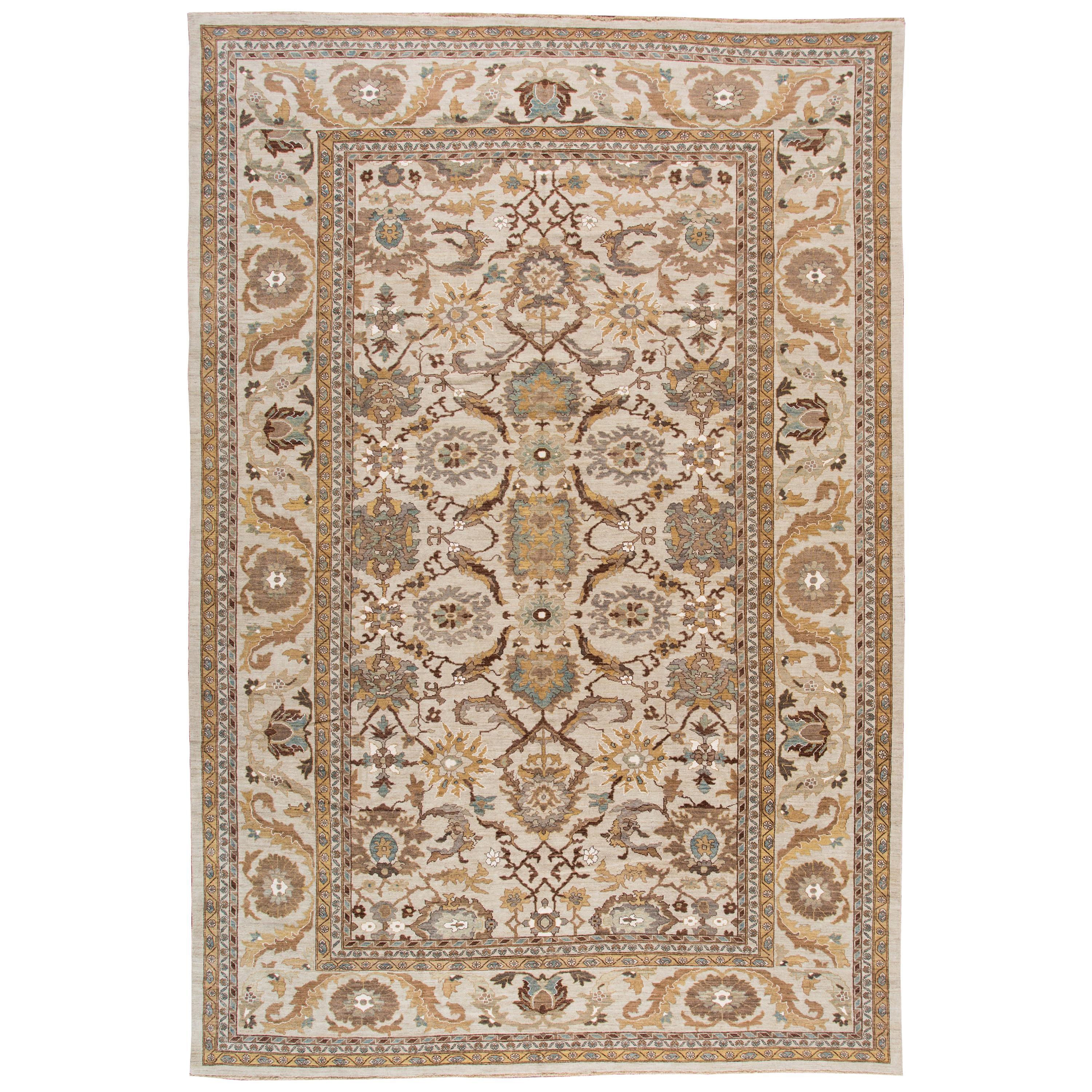 21st Century Contemporary Sultanabad Oversize Wool Rug For Sale at 1stDibs