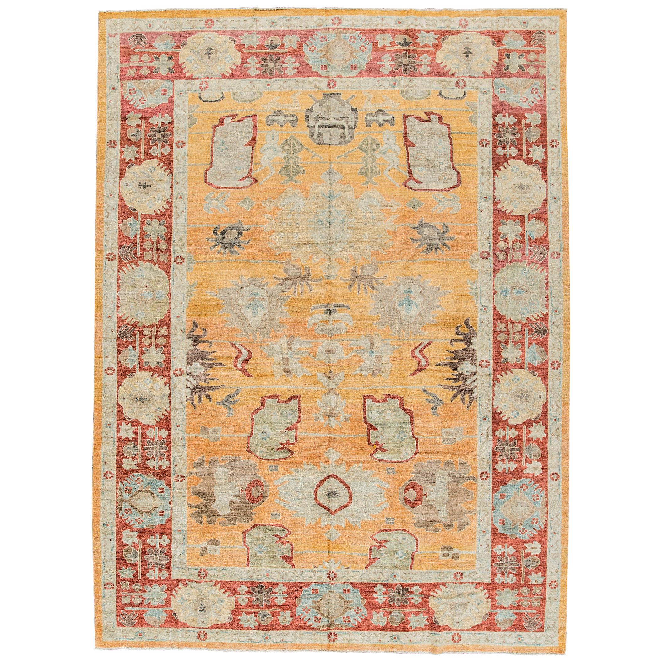 21st Century Contemporary Tibetan Wool Rug For Sale at 1stDibs