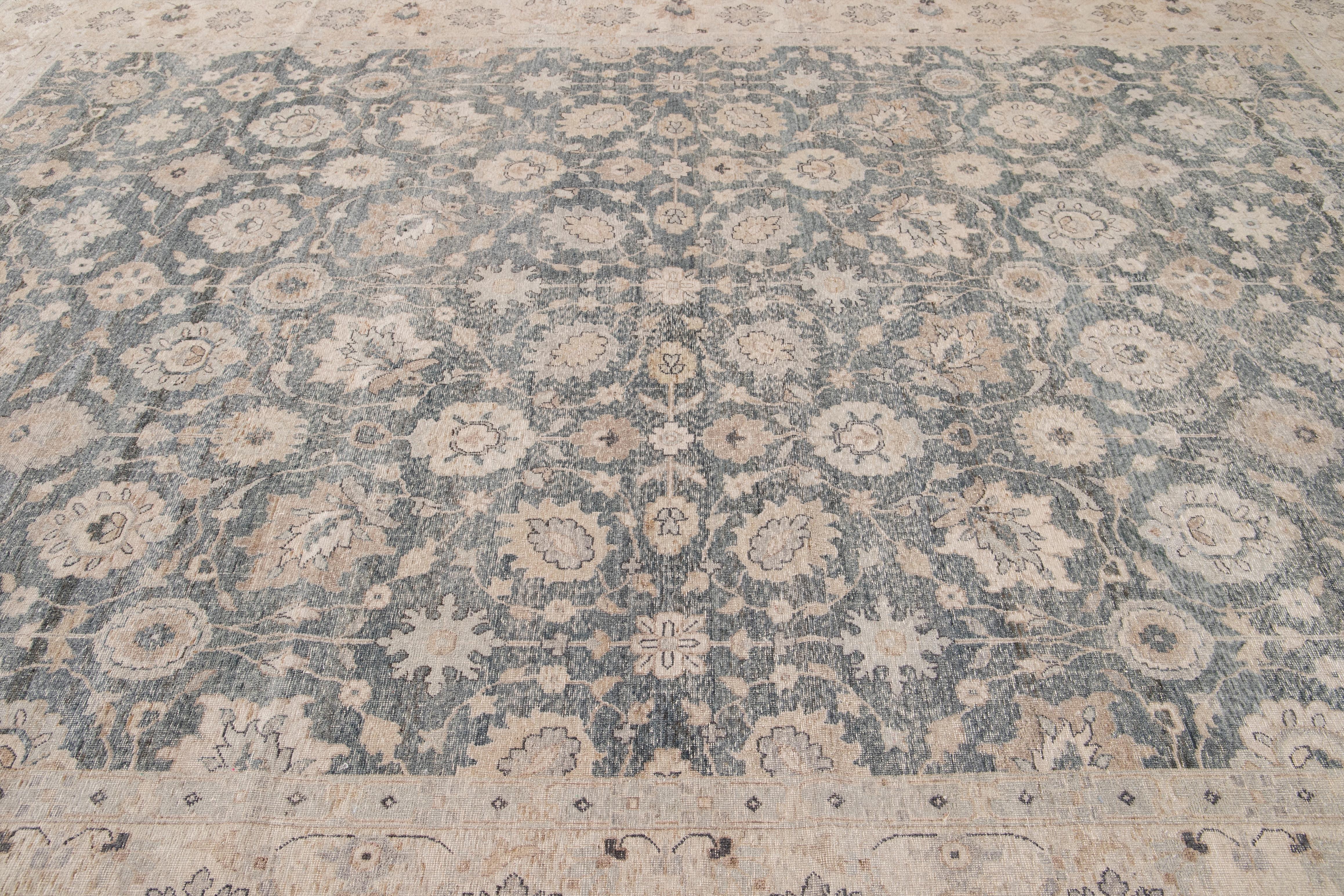 21st Century Contemporary Tabriz-Style Wool Rug For Sale 7