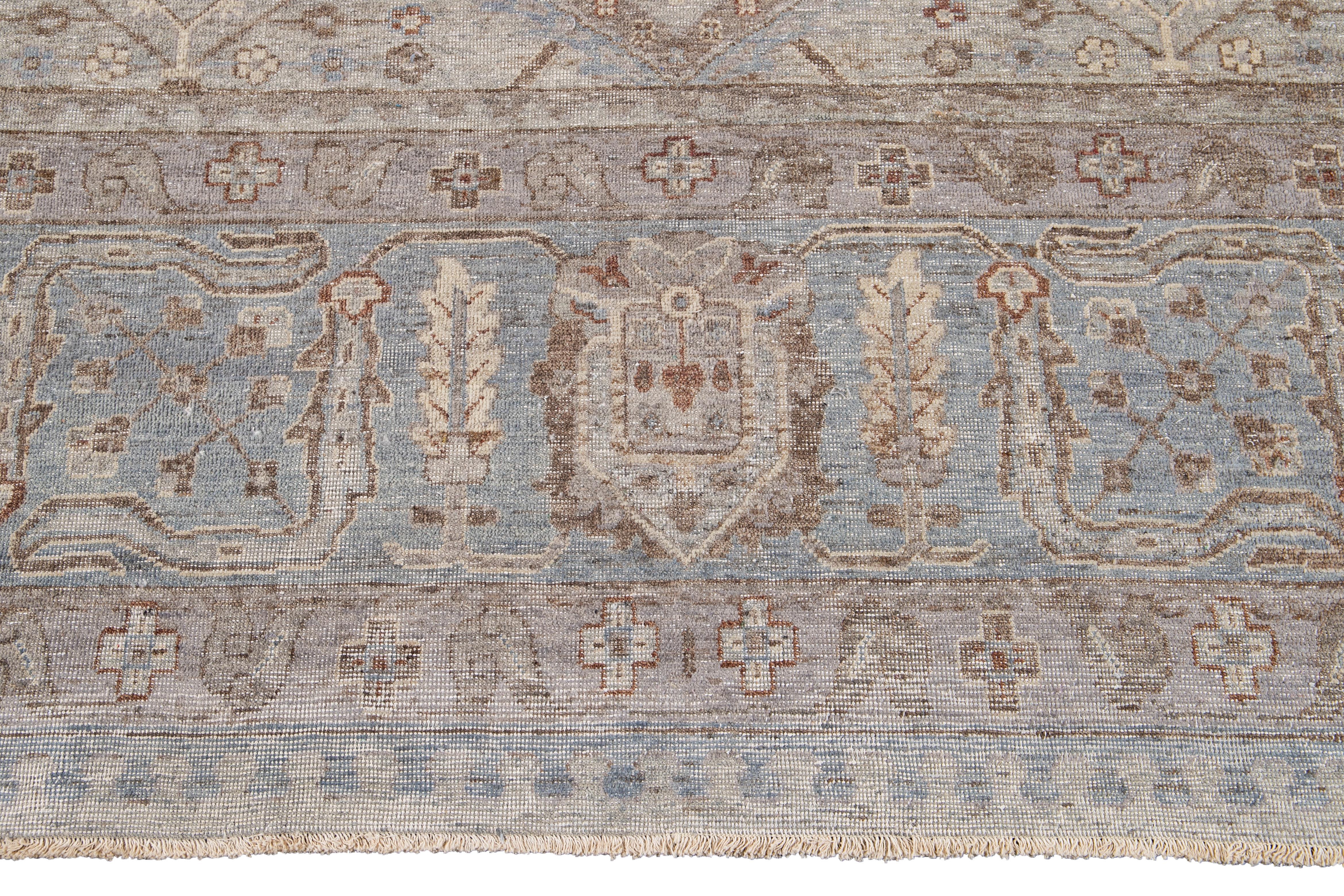 21st Century Contemporary Tabriz Style Wool Rug 12