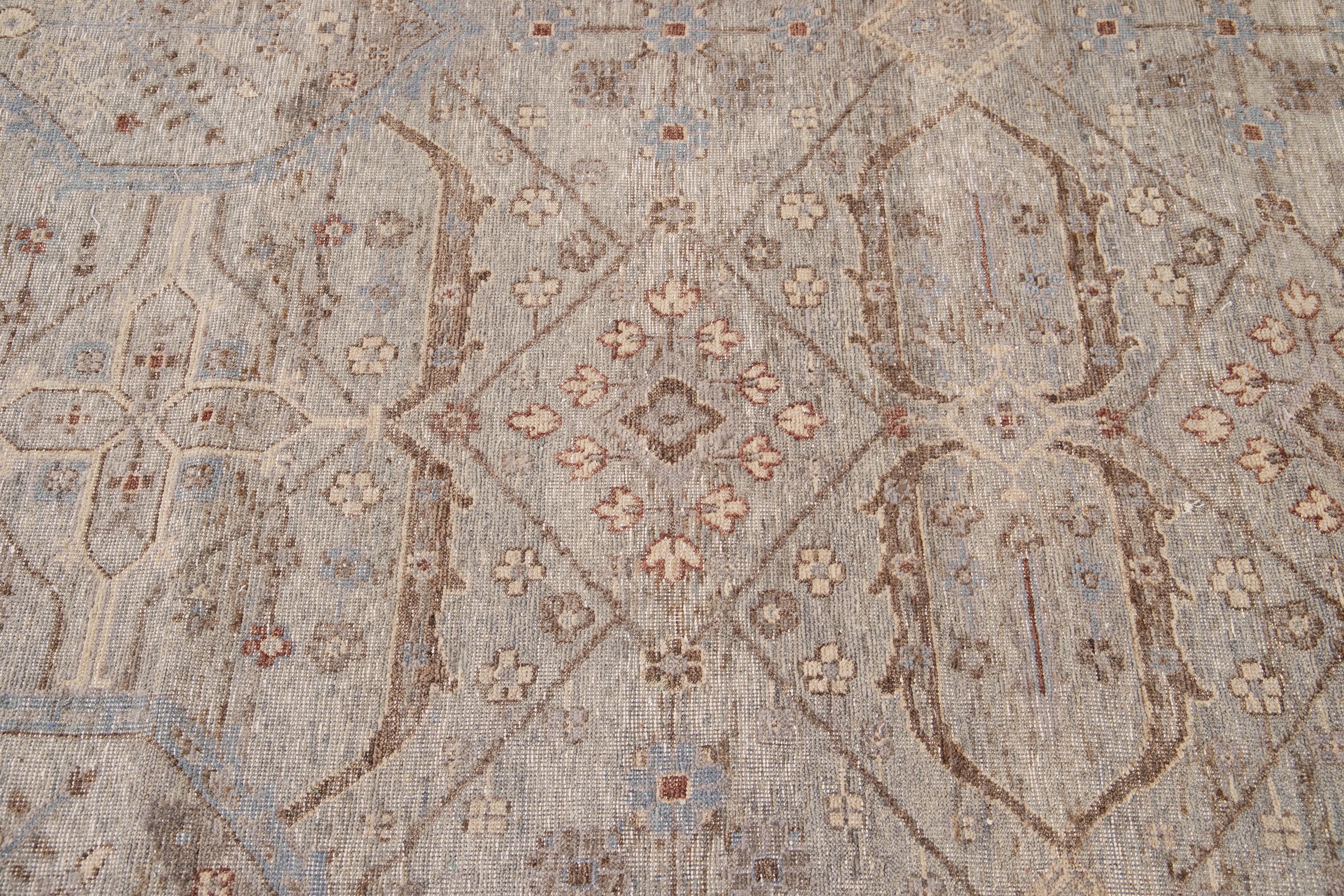 21st Century Contemporary Tabriz Style Wool Rug 1