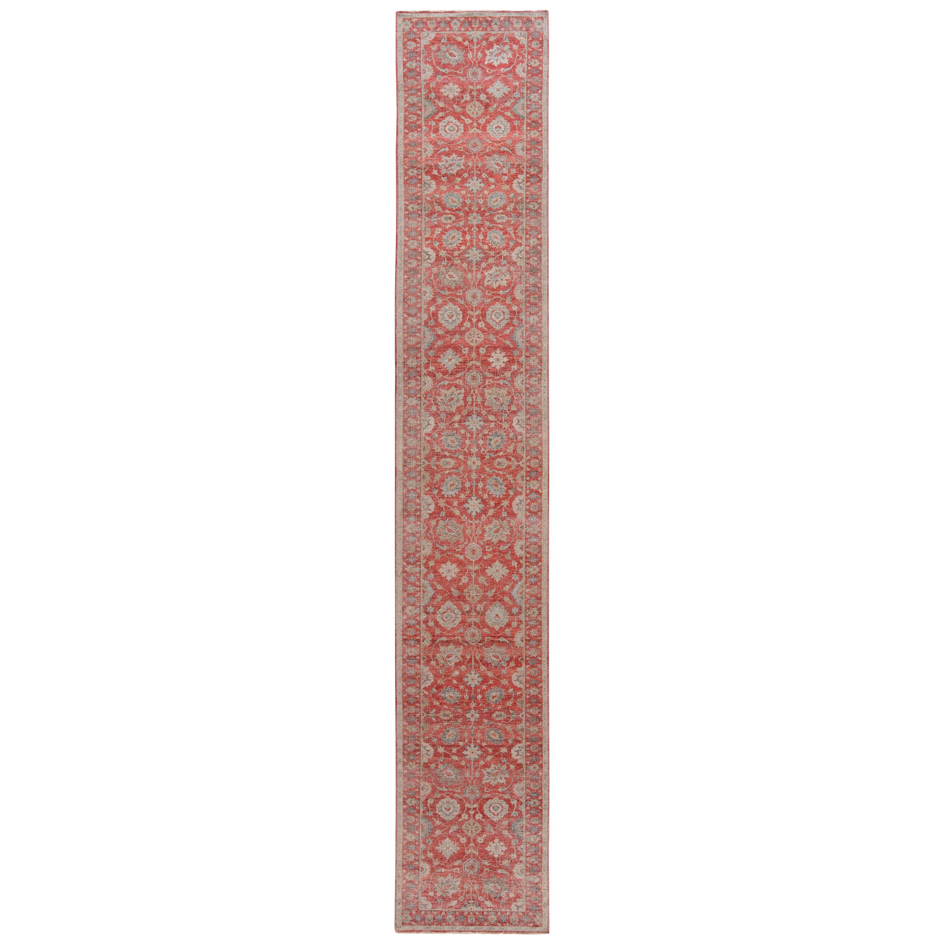 21st Century Contemporary Tabriz-Style Wool Runner For Sale