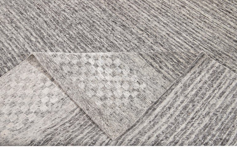 21st Century Contemporary Textured Loop Wool Rug For Sale at 1stDibs