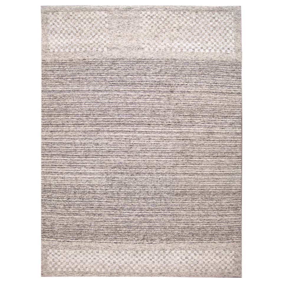 21st Century Contemporary Textured Loop Wool Rug For Sale at 1stDibs