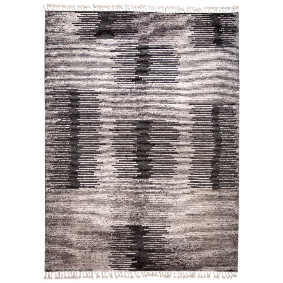 21st Century Contemporary Textured Loop Wool Rug For Sale at 1stDibs
