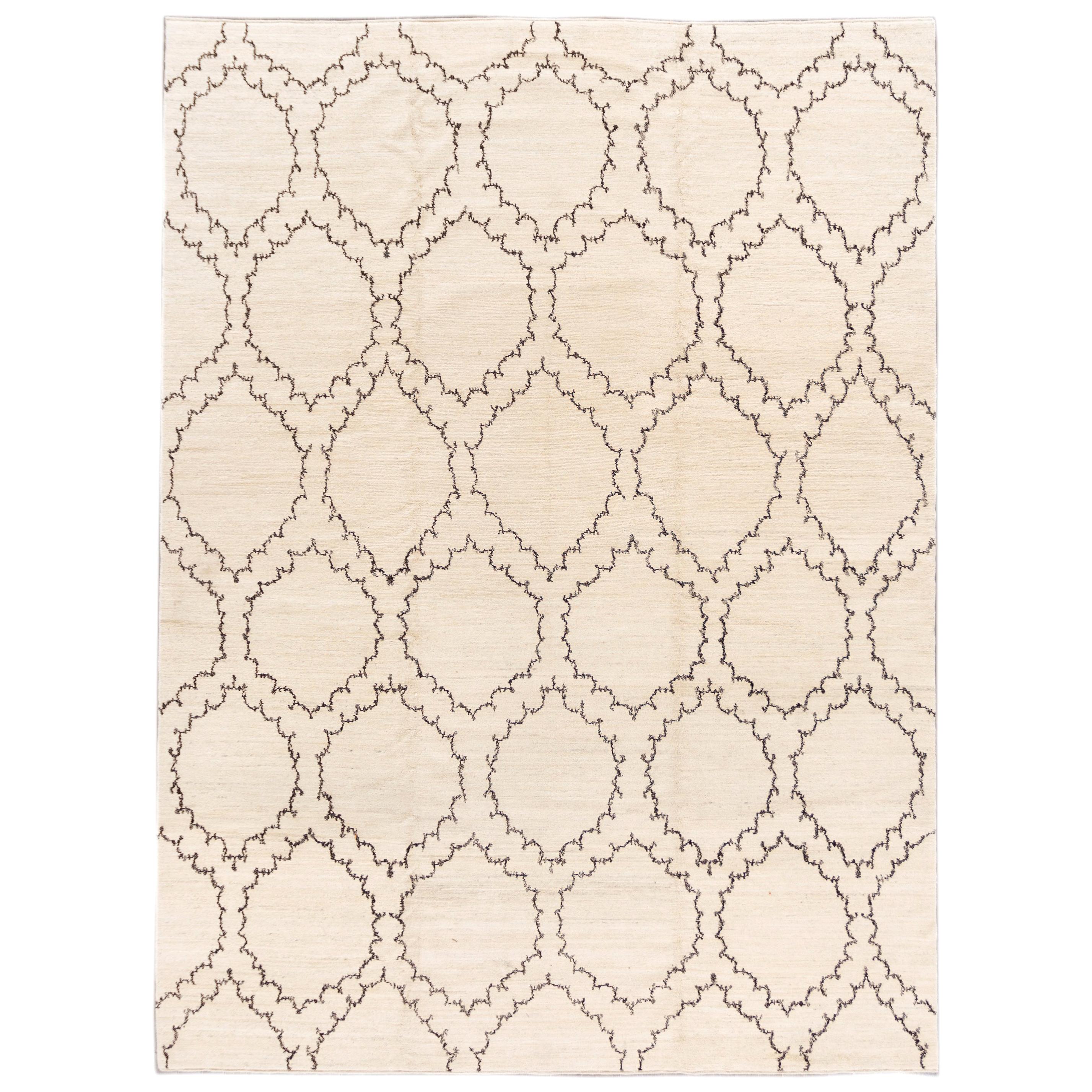 Tapis tibétain contemporain du 21e siècle