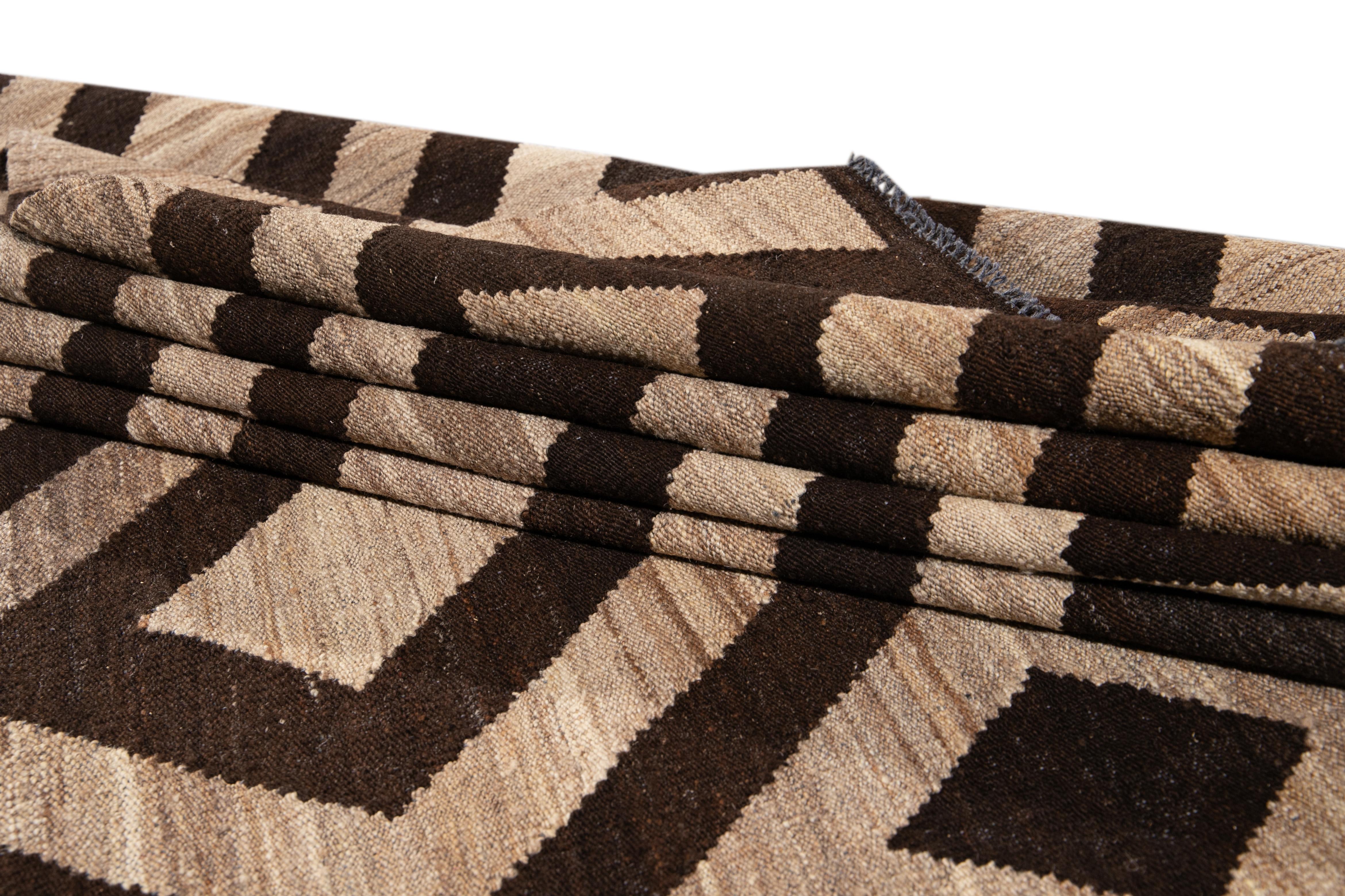 XXIe siècle et contemporain Tapis turc contemporain en laine Kilim du 21e siècle en vente