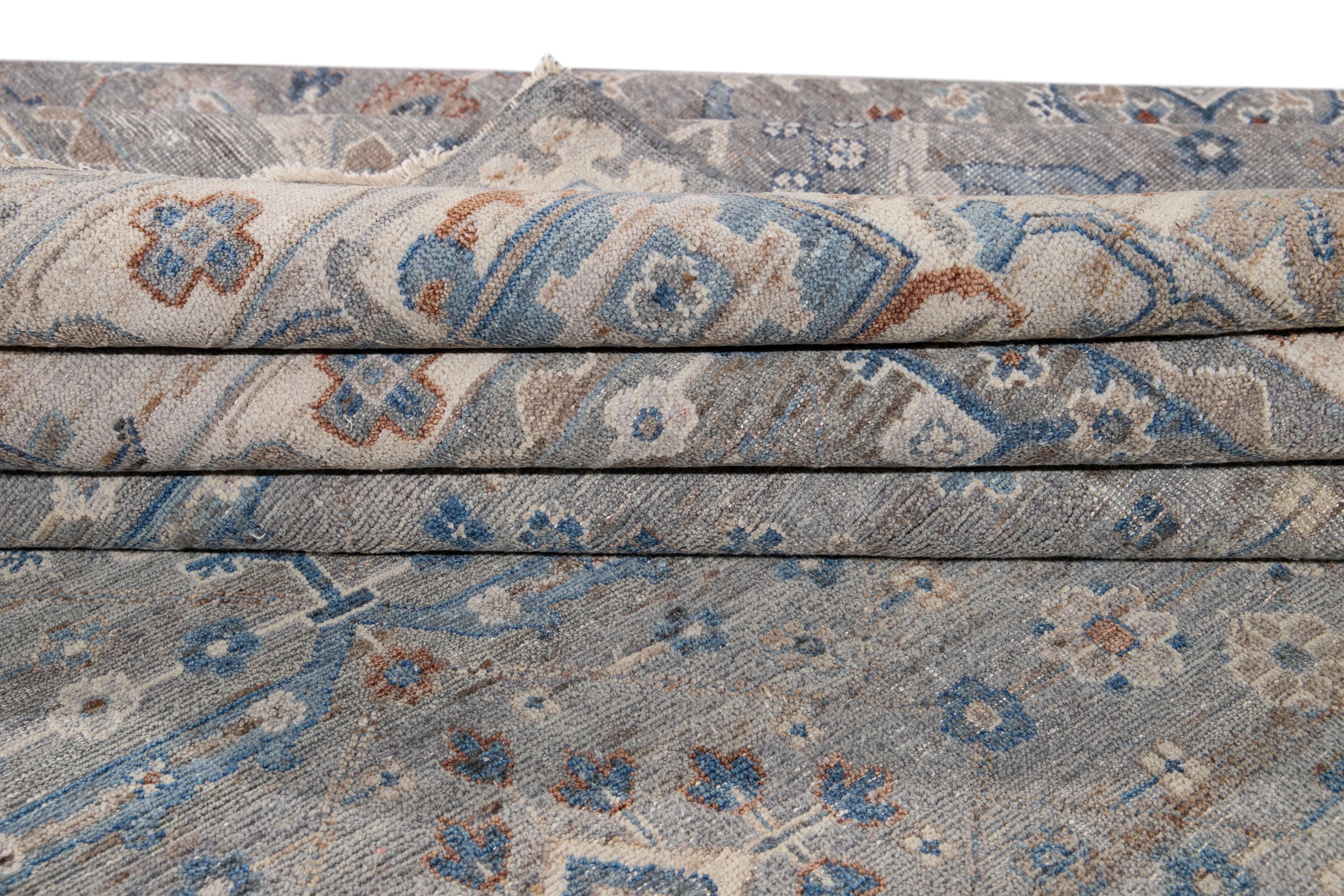 21st Century Contemporary Wilton Indian Wool Rug im Zustand „Neu“ im Angebot in Norwalk, CT