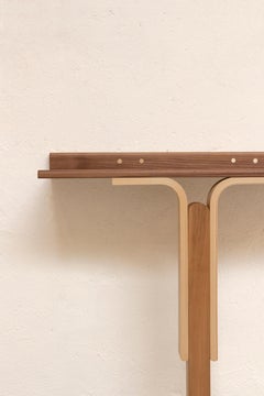 21st Century Contemporary Wood Console Table Handmade in Italy by Ilaria Bianchi