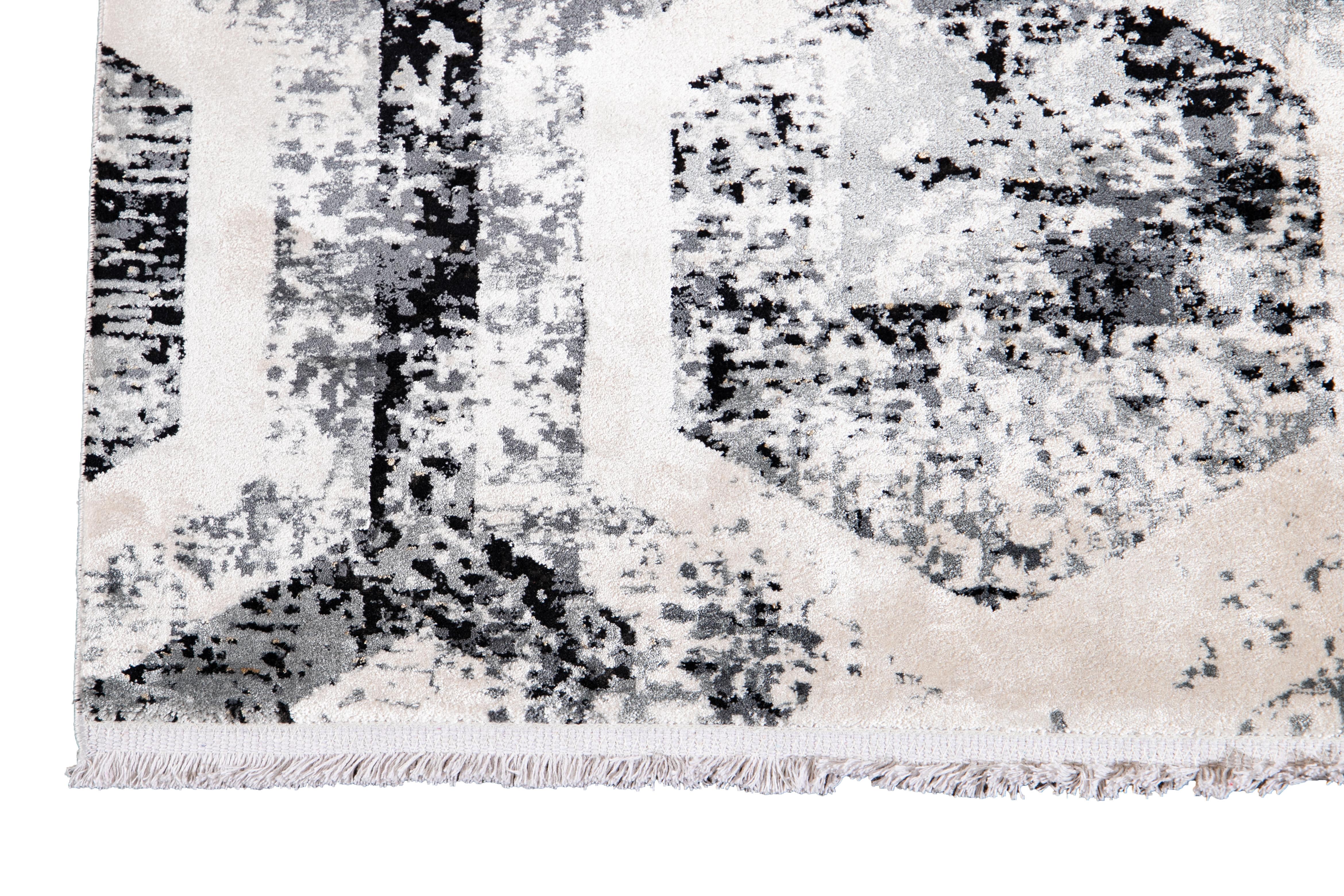 Zeitgenössischer Teppich aus Wolle und Seide des 21. Jahrhunderts im Angebot 4