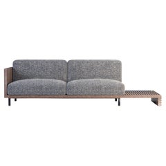 21st Century Conway II Striped Sofa Wood Made in Portugal by Wood Tailors