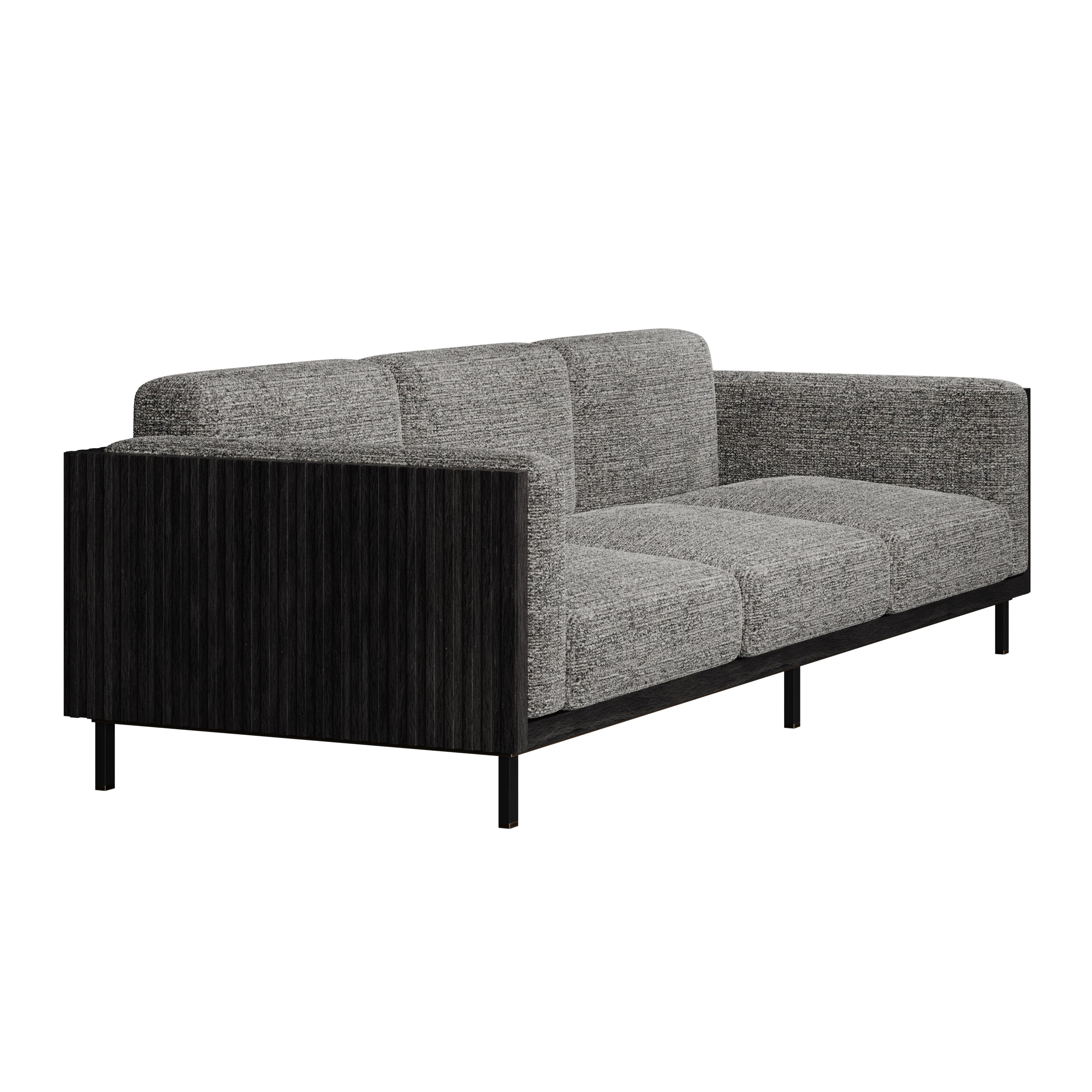 Contemporary 21st Century Conway Sofa Walnut Wood For Sale