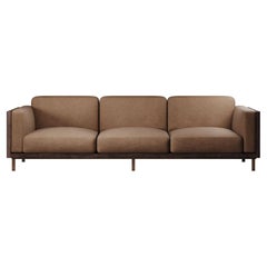 21st Century Conway Sofa Walnut Wood