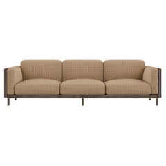 21st Century Conway Sofa Walnut Wood Made in Portugal by Wood Tailors Club