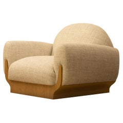 Poltrona Copacabana del XXI secolo, base Oak Oak, di Duistt