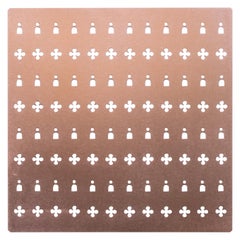 21st Century Copper Underplate Made in Italy Venetian Design Hand Made Placemat