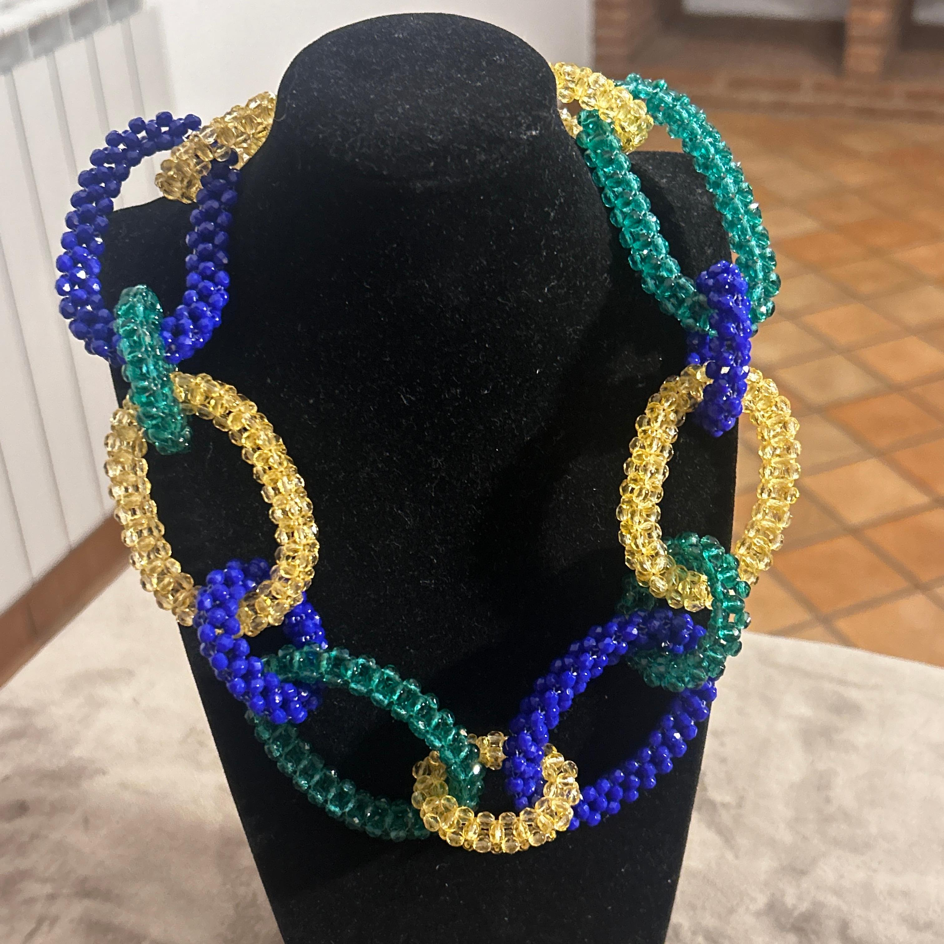 Collana moderna con perline A Link del 21° secolo di Coppola e Toppo in vendita 3