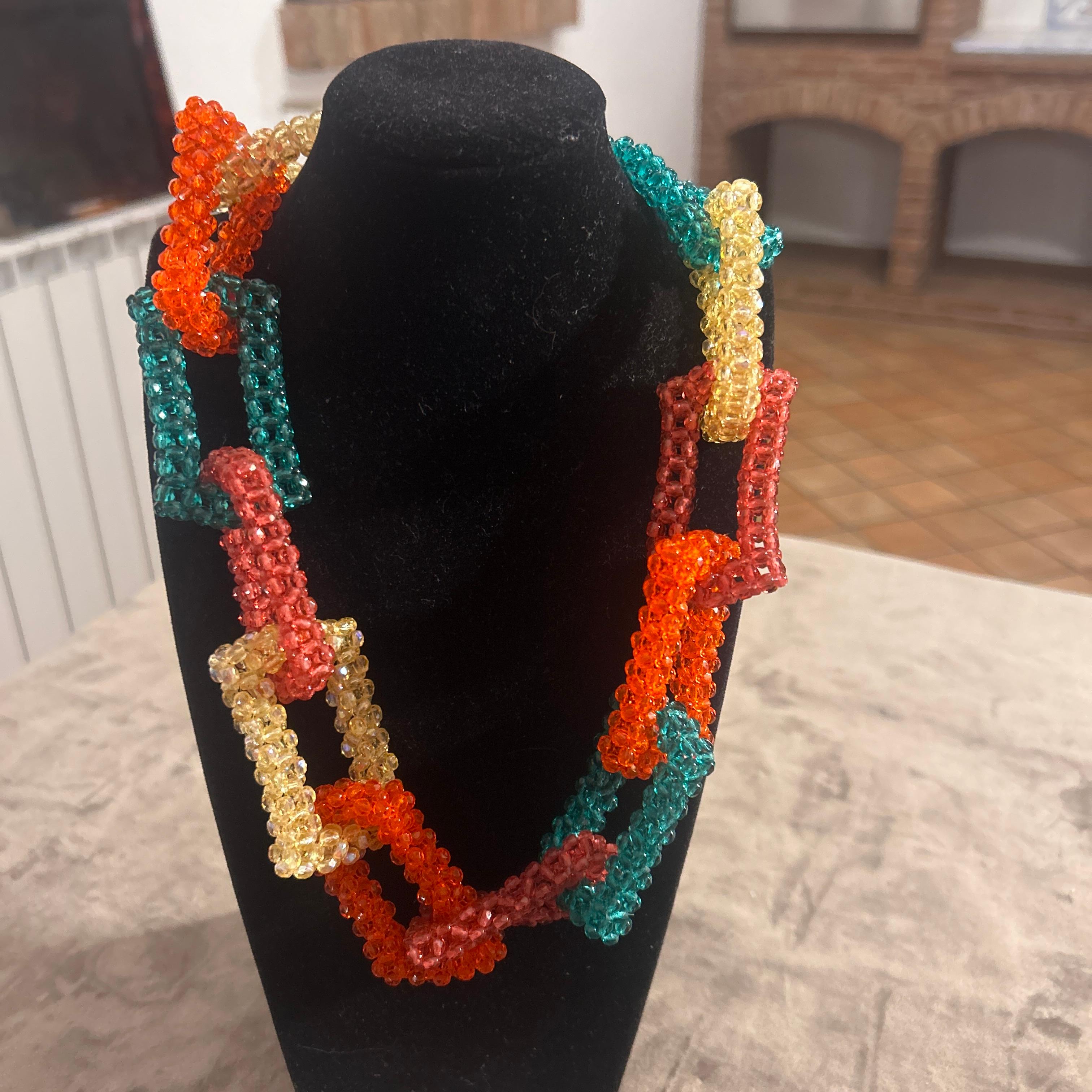 Collana con perline del 21° secolo di Coppola e Toppo Modern Color in vendita 5
