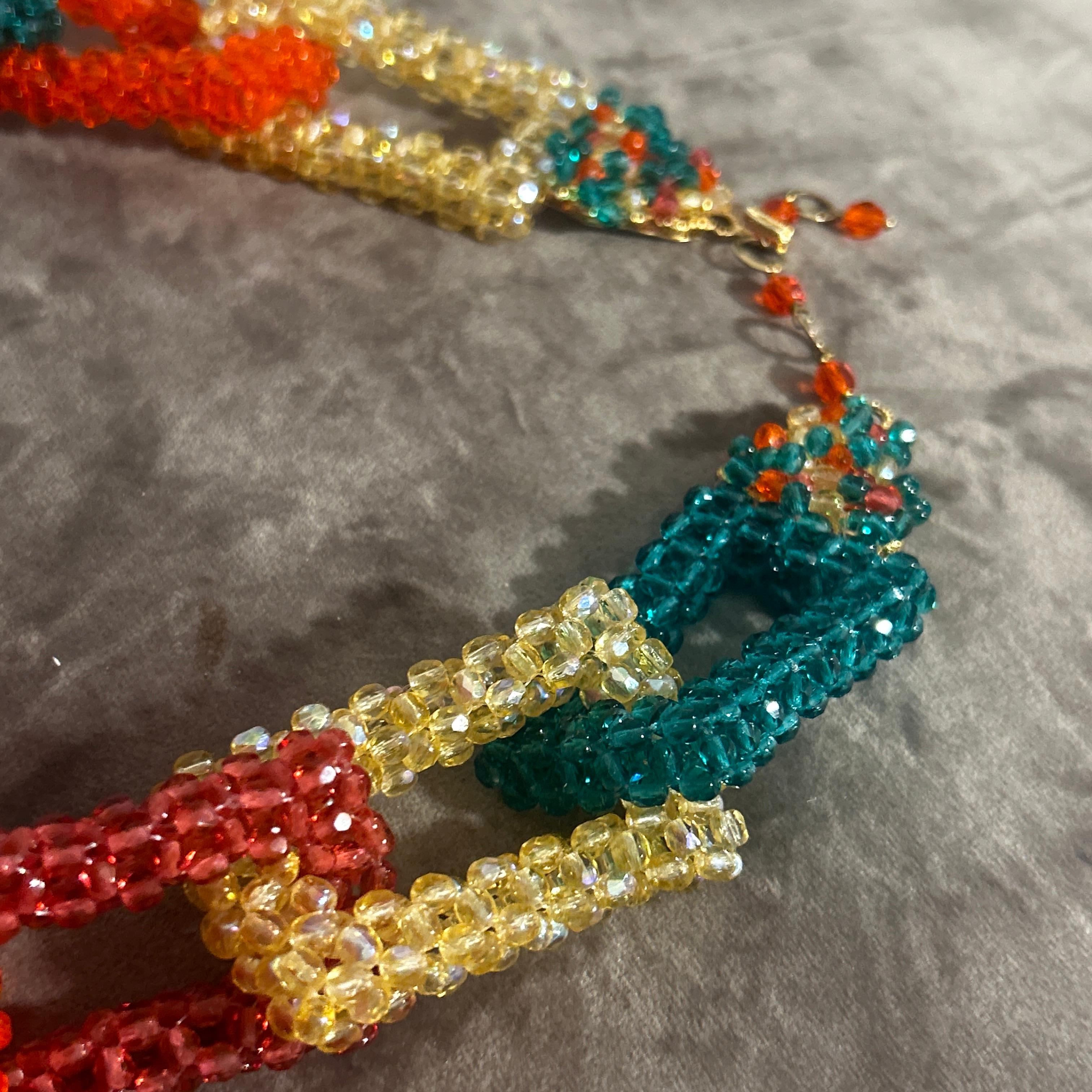 Collana con perline del 21° secolo di Coppola e Toppo Modern Color in vendita 1
