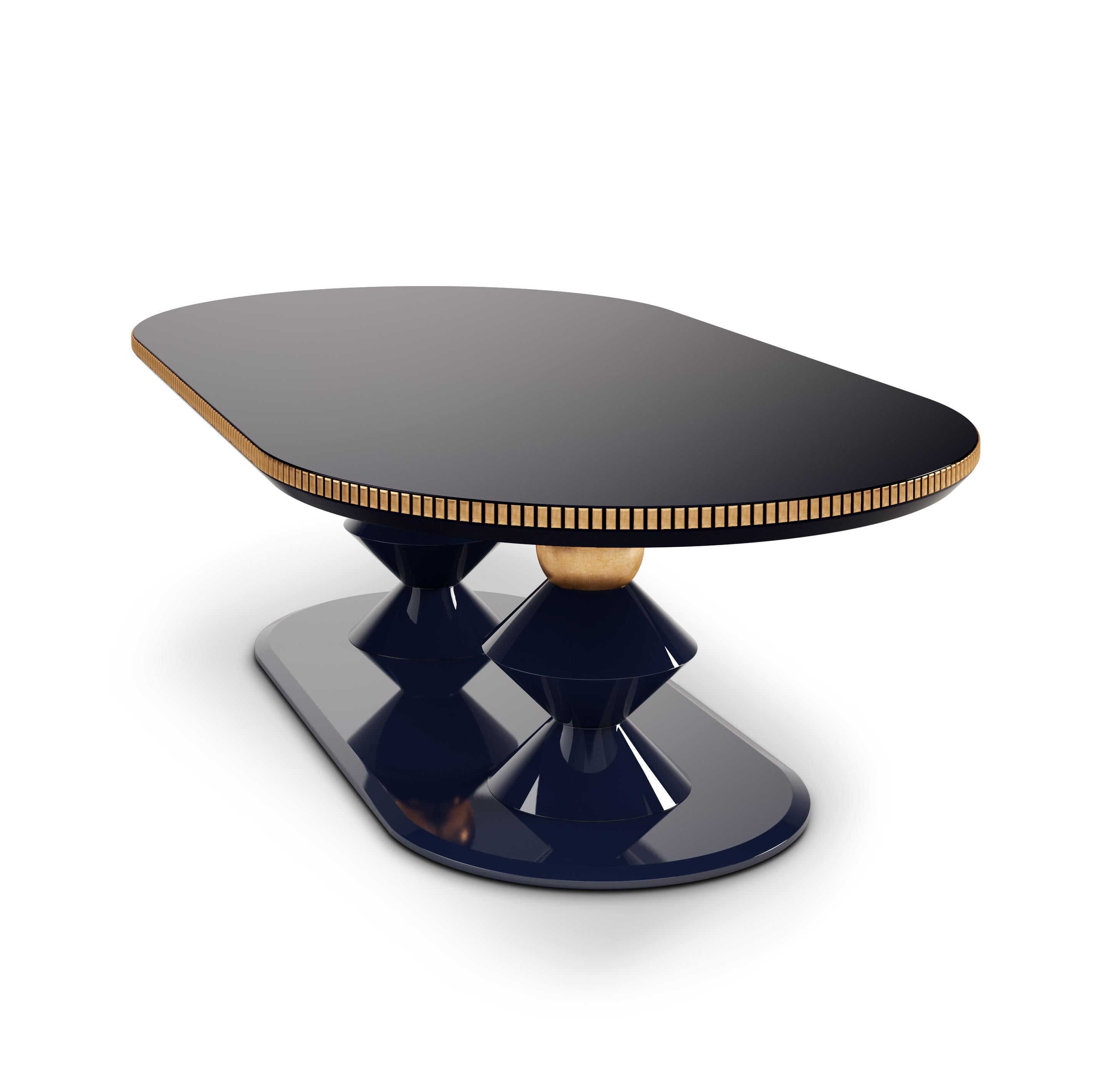 black gloss table