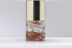 21st Century Created by William Pianta Table Lamp K&W OL Murano Glass Red Marble