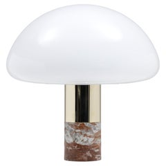 21st Century Created by William Pianta Table Lamp K&W OL Murano Glass Red Marble